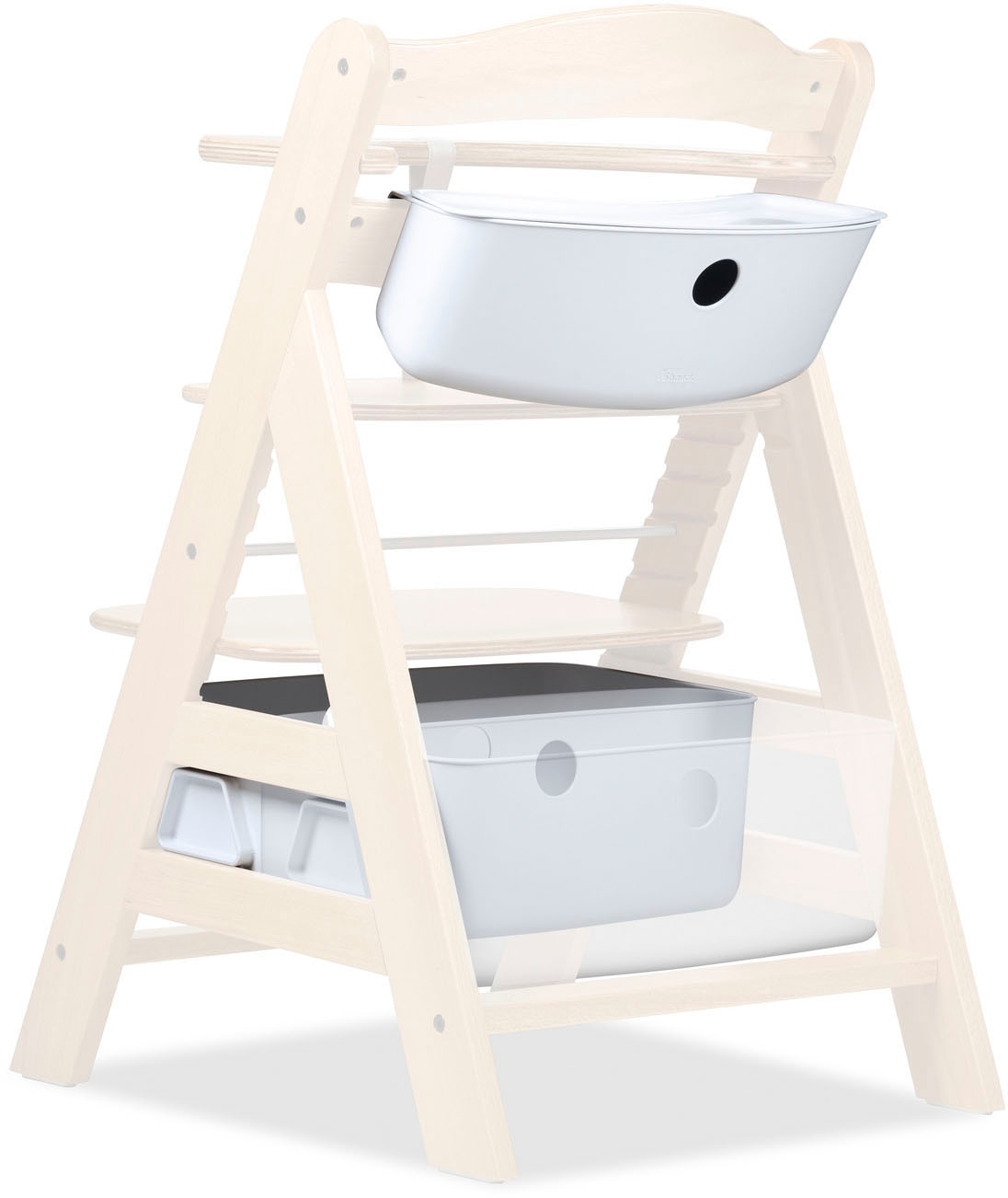 Hauck Aufbewahrungsbox »Alpha Box Set, white« für Hochstühle