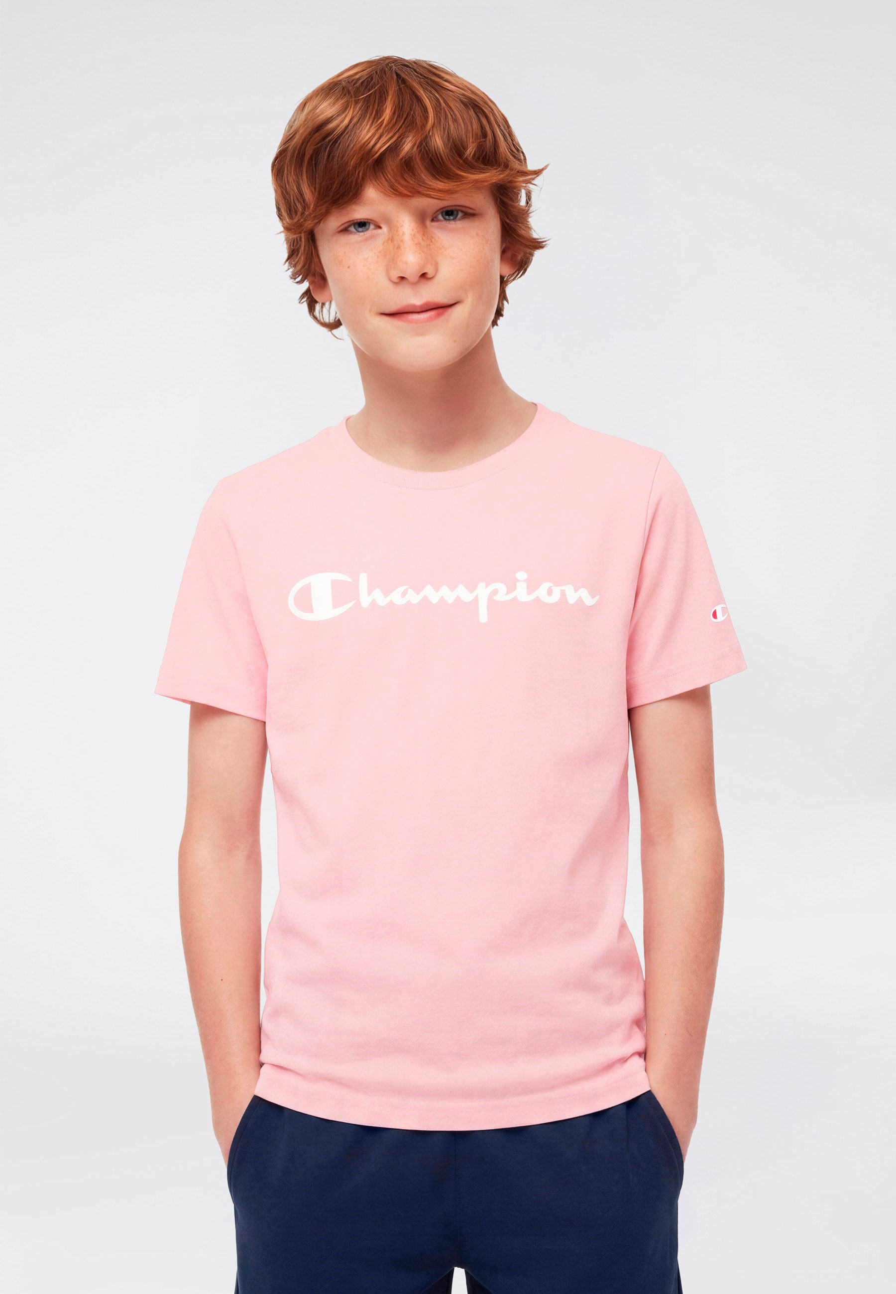Champion T-Shirt »SPORTWEAR T-SHIRT Standard Fit« für Kinder, Kurzarm, für Sportmode und aktive Freizeit