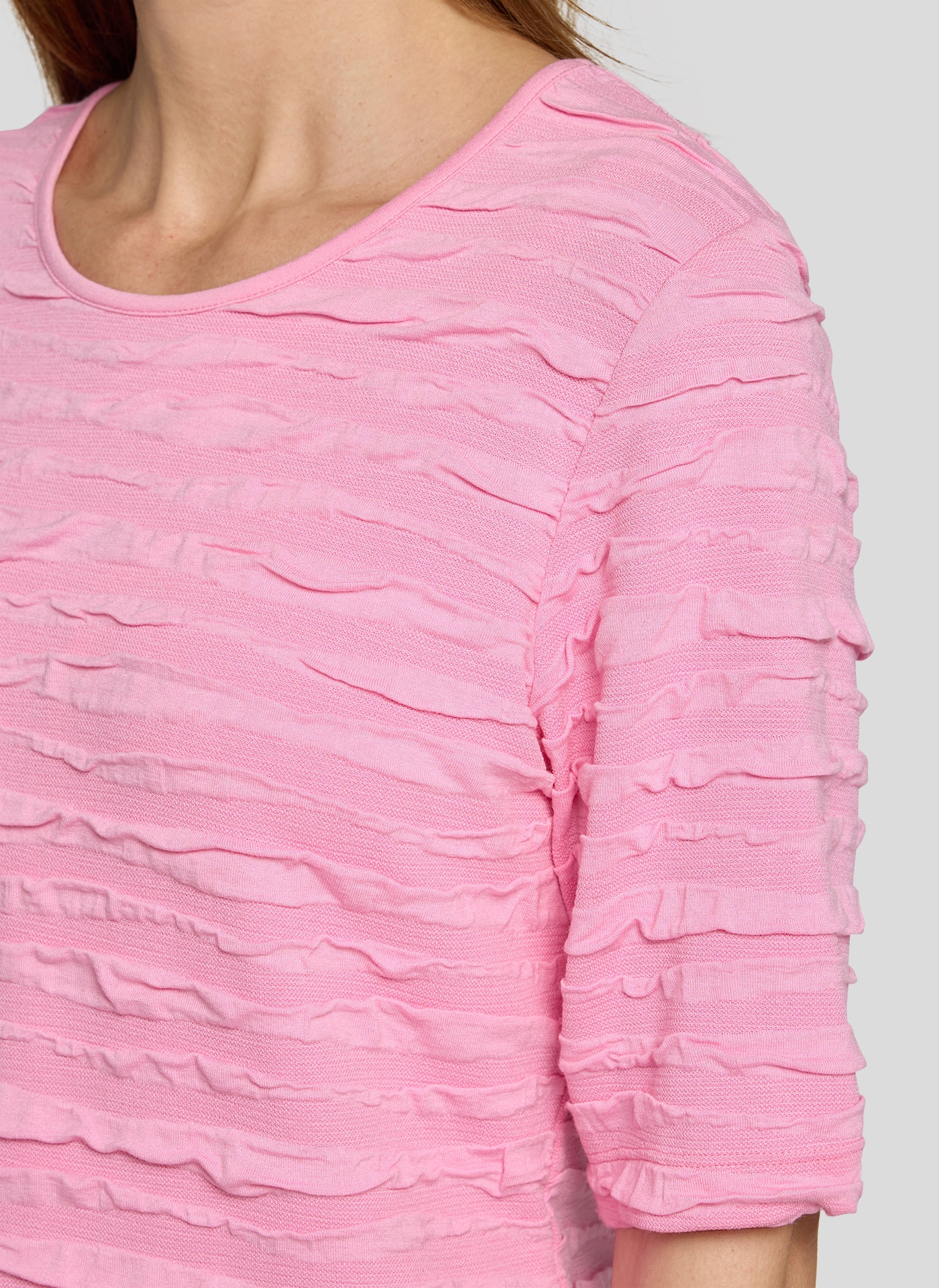 Rabe T-Shirt mit Struktur Muster