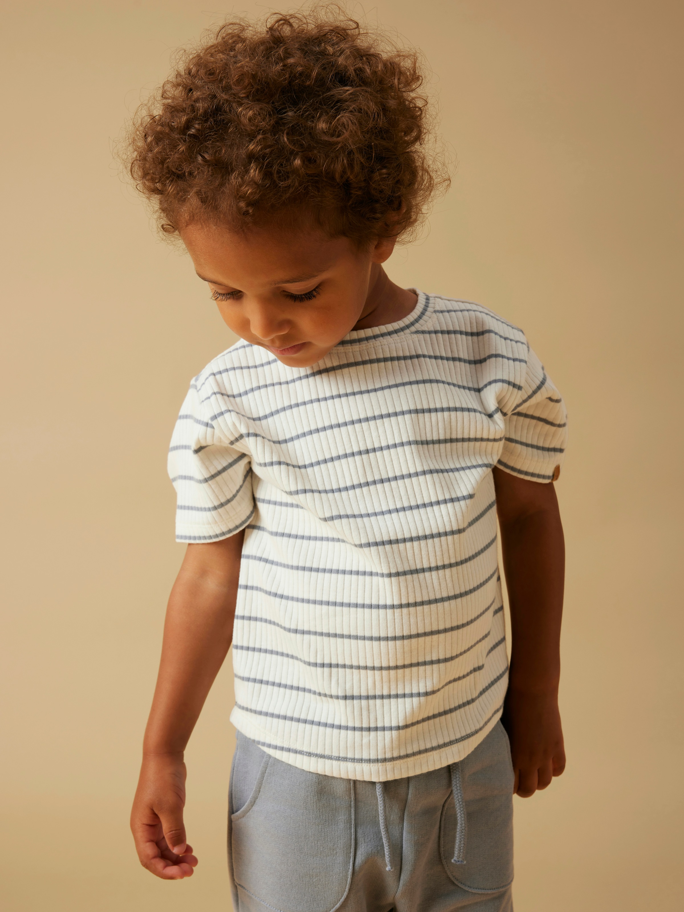 Lil' Atelier T-shirt »NMMKAIL SS TOP LIL NOOS« Baumwollmischung, regular fit