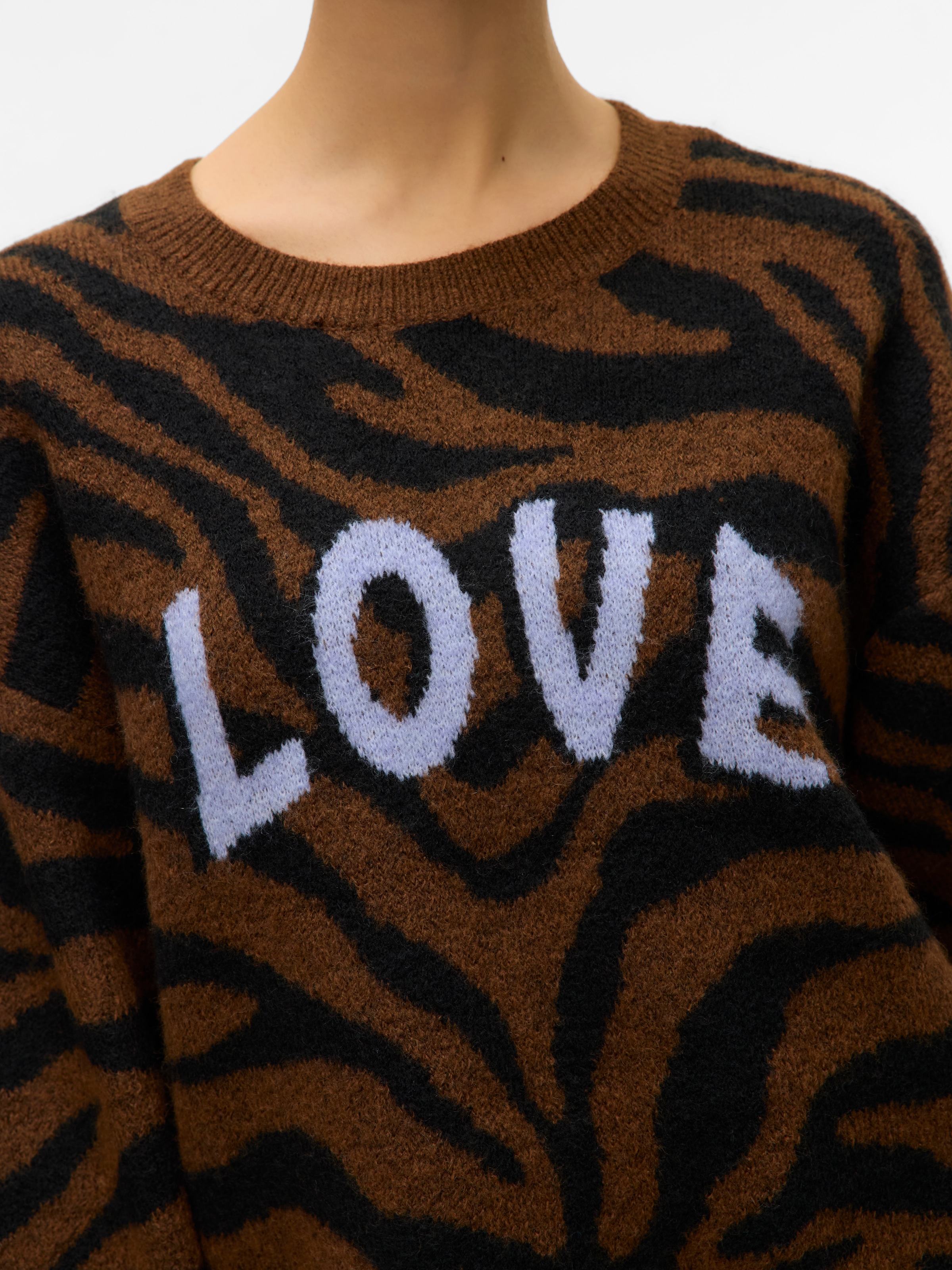 Vero Moda Pull en tricot »VMNEWKAI LS O-NECK PULLOVER BOO«