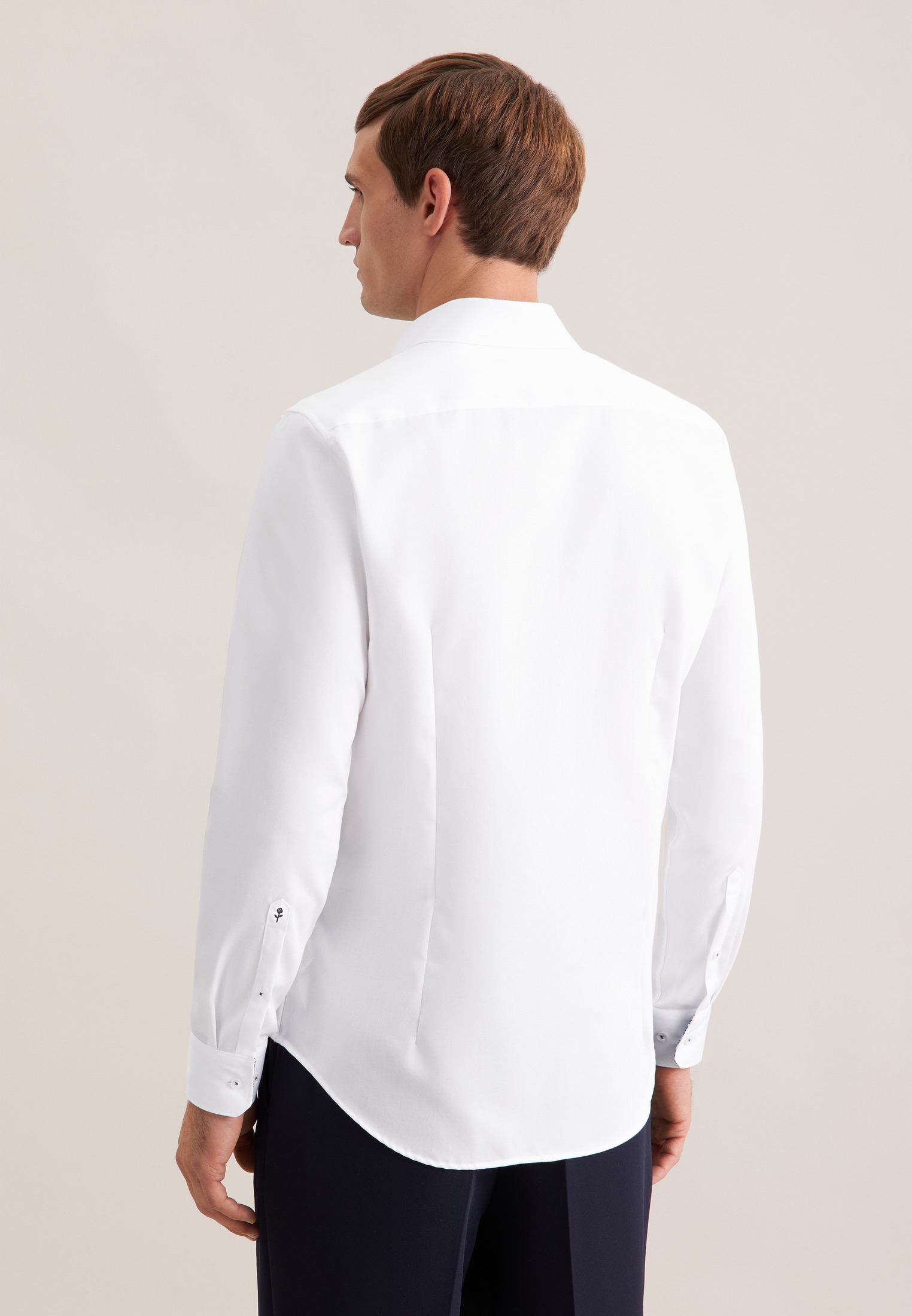 seidensticker Businesshemd »Schwarze Rose« Slim 1/1 Kentkragen Uni