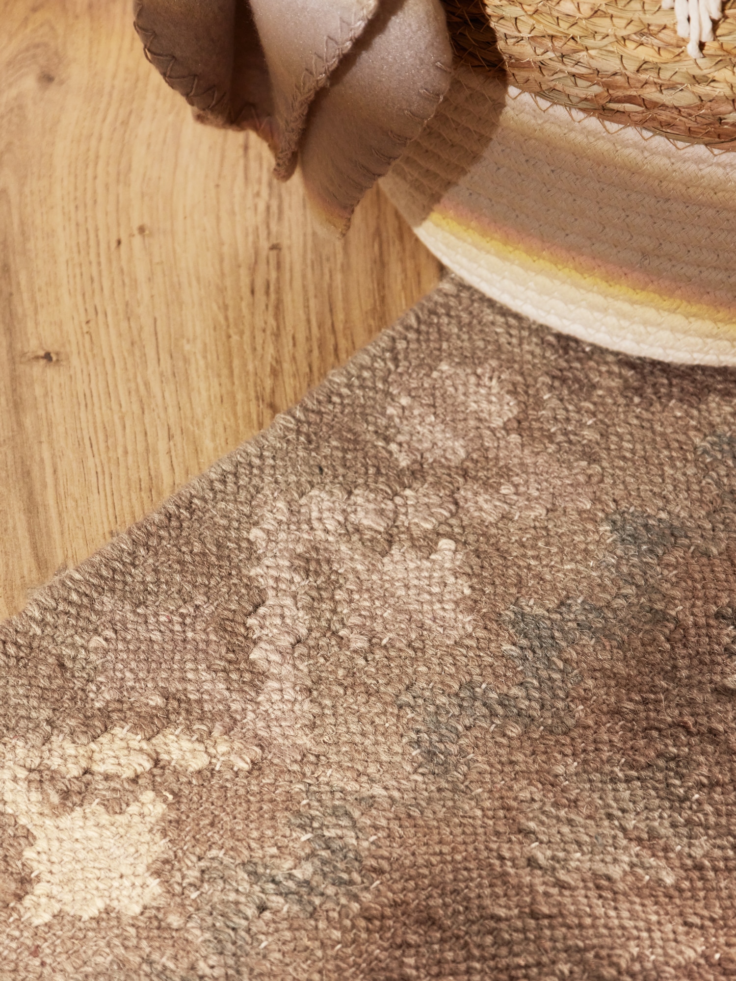 HANSE Home Tapis »Kelim Dune« Rectangulaire 3 mm Höhe Wolle, Baumwolle, Natur, Handgewebt, orientalisch, Boho, traditionell