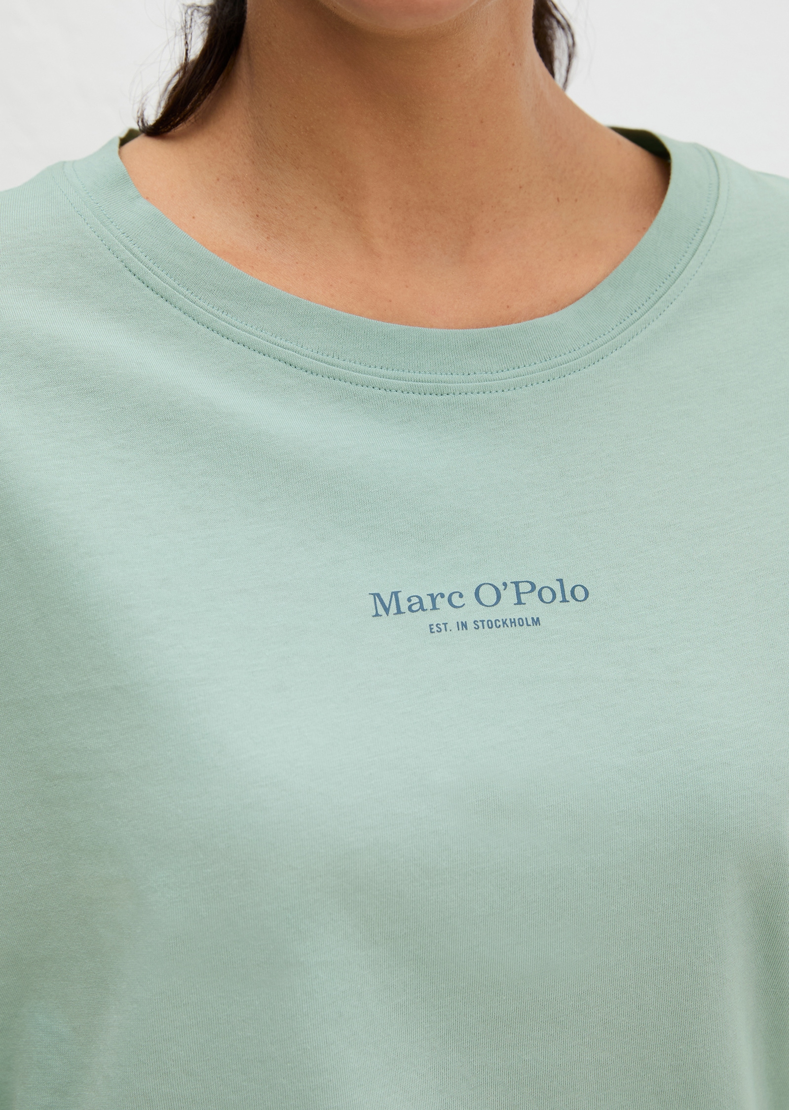 Marc O'Polo Pyjamaoberteil »Mix N Match Cotton« mit Rundhalsausschnitt, kurzen Ärmeln