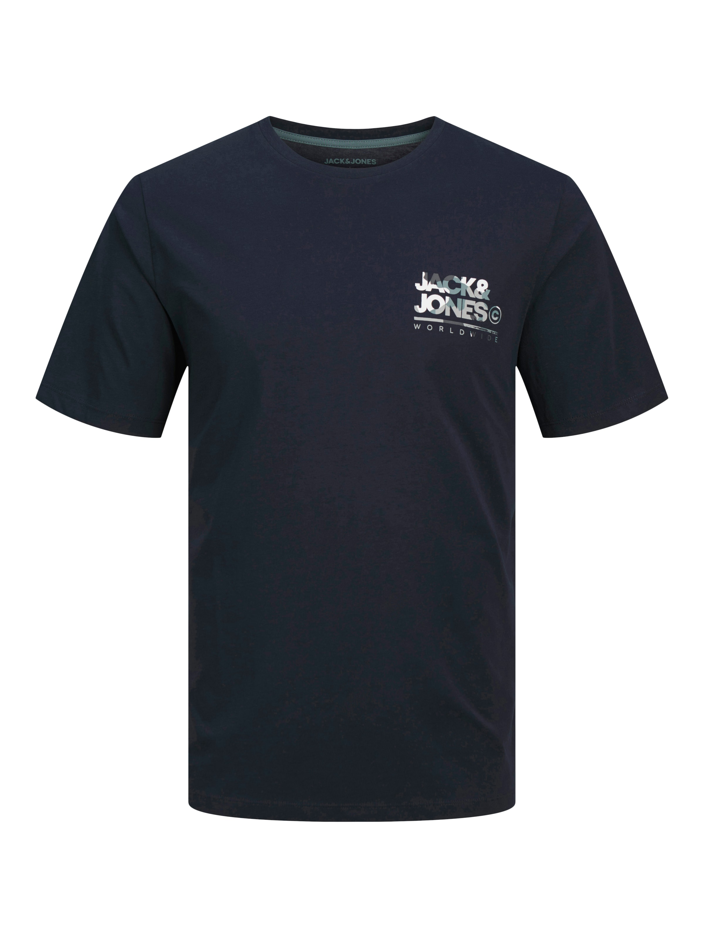 Jack & Jones T-shirt à manches courtes »JJLUKE TEE SS CREW NECK 5PK MP« Paquet, 5 cuis