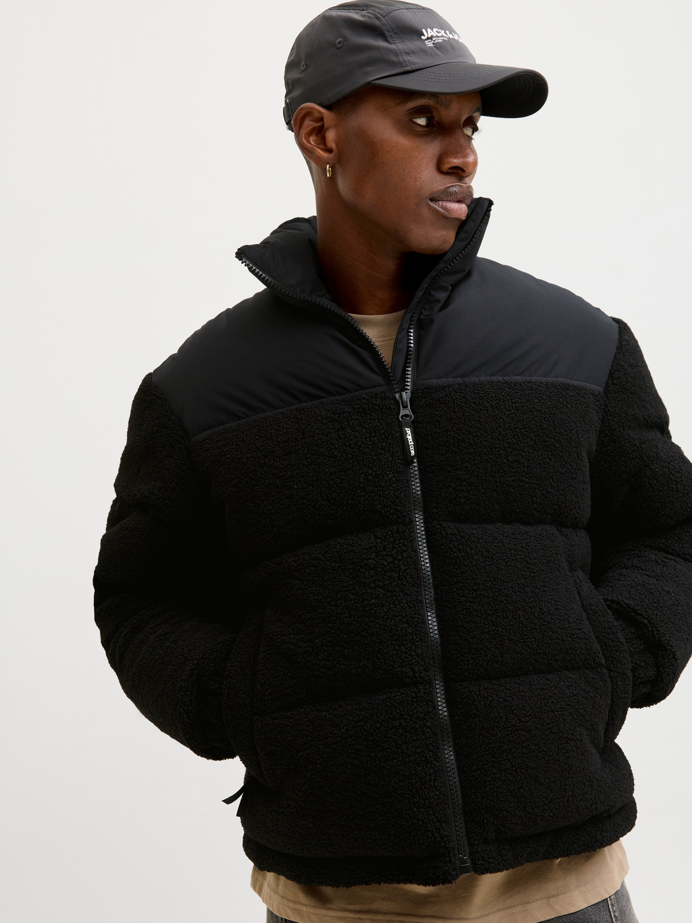 Jack & Jones Steppjacke »JCOFLARE TEDDY PUFFER JACKET«