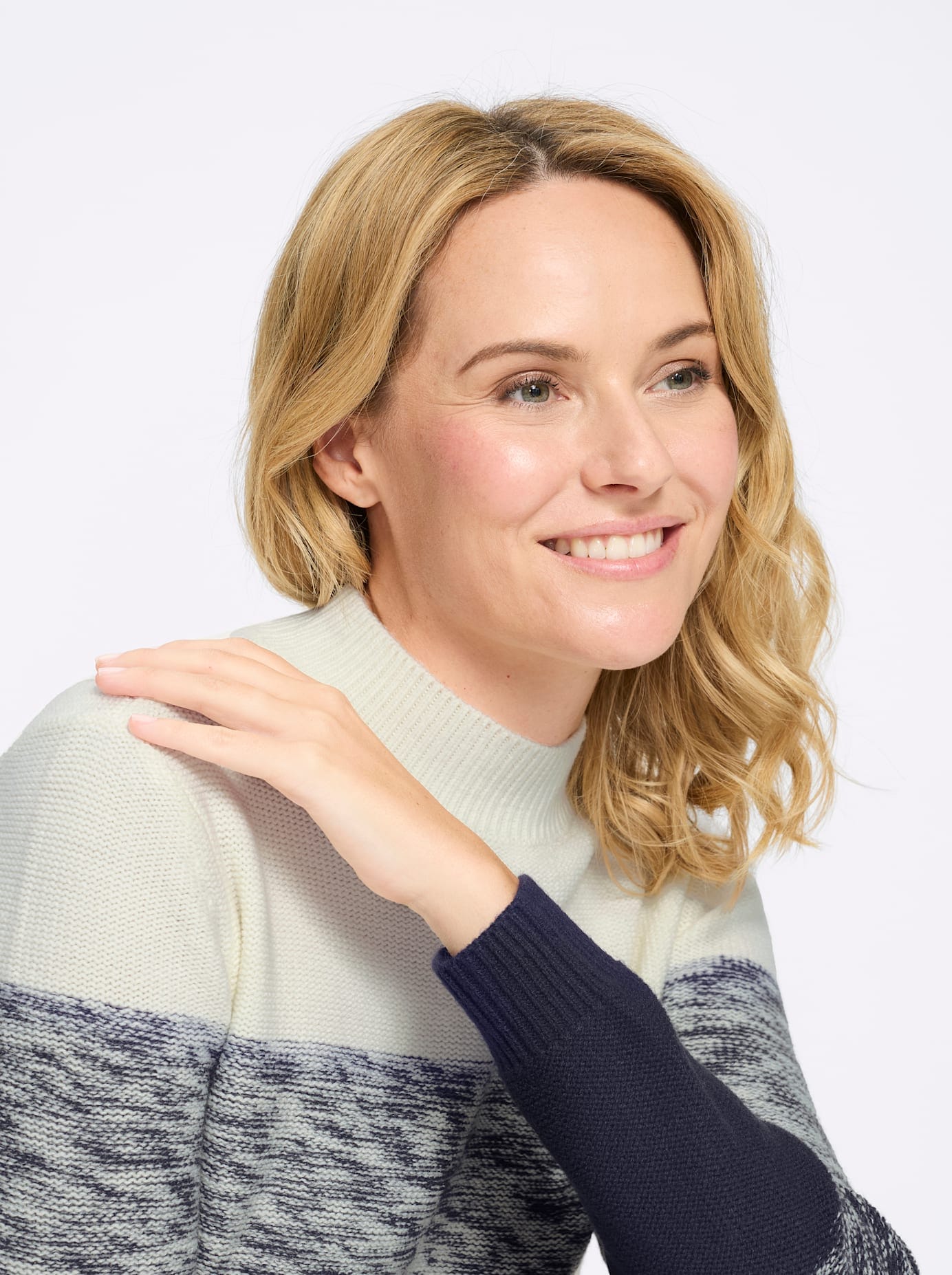 Classic Basics Pull à col montant »Stehkragen-Pullover«