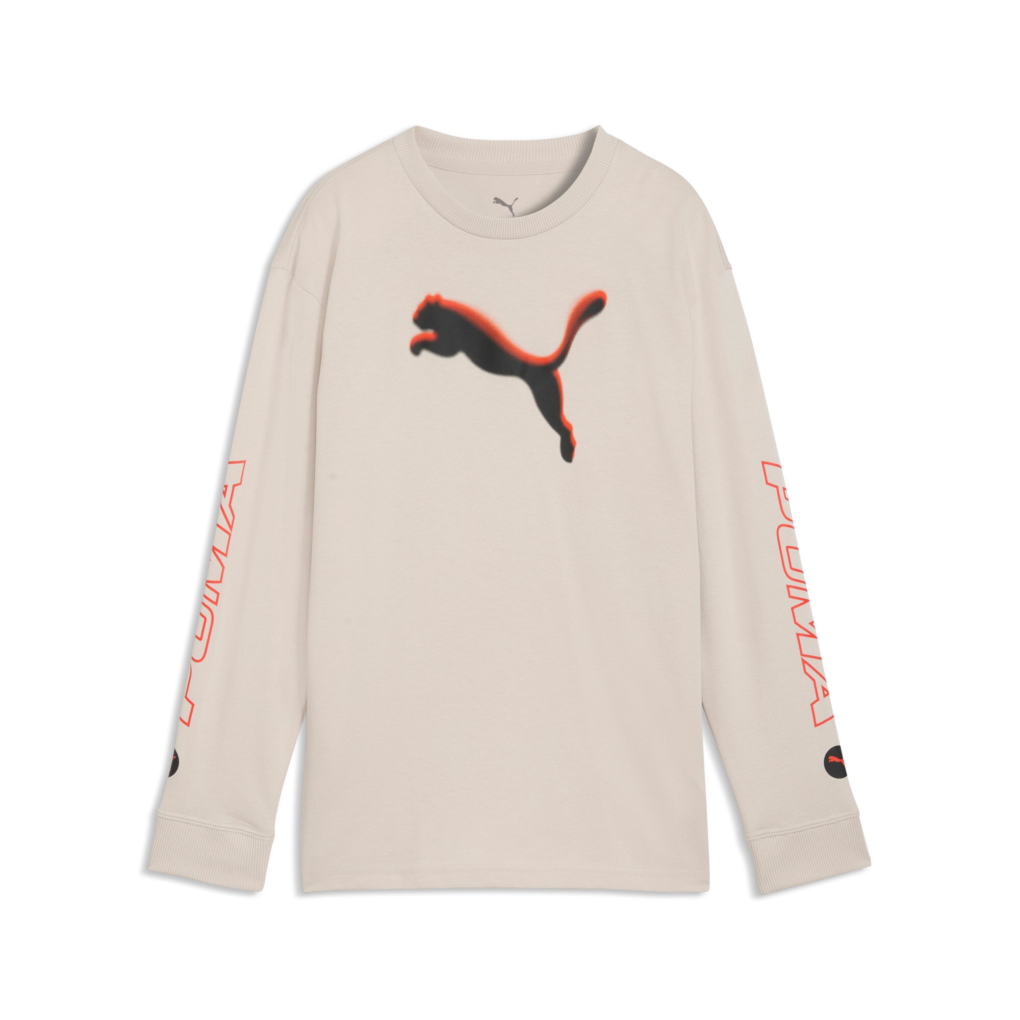 PUMA T-shirt à manches longues »STREET RELAXED LONGSLEEVE TEE B« pour adolescents, style sportif, col rond