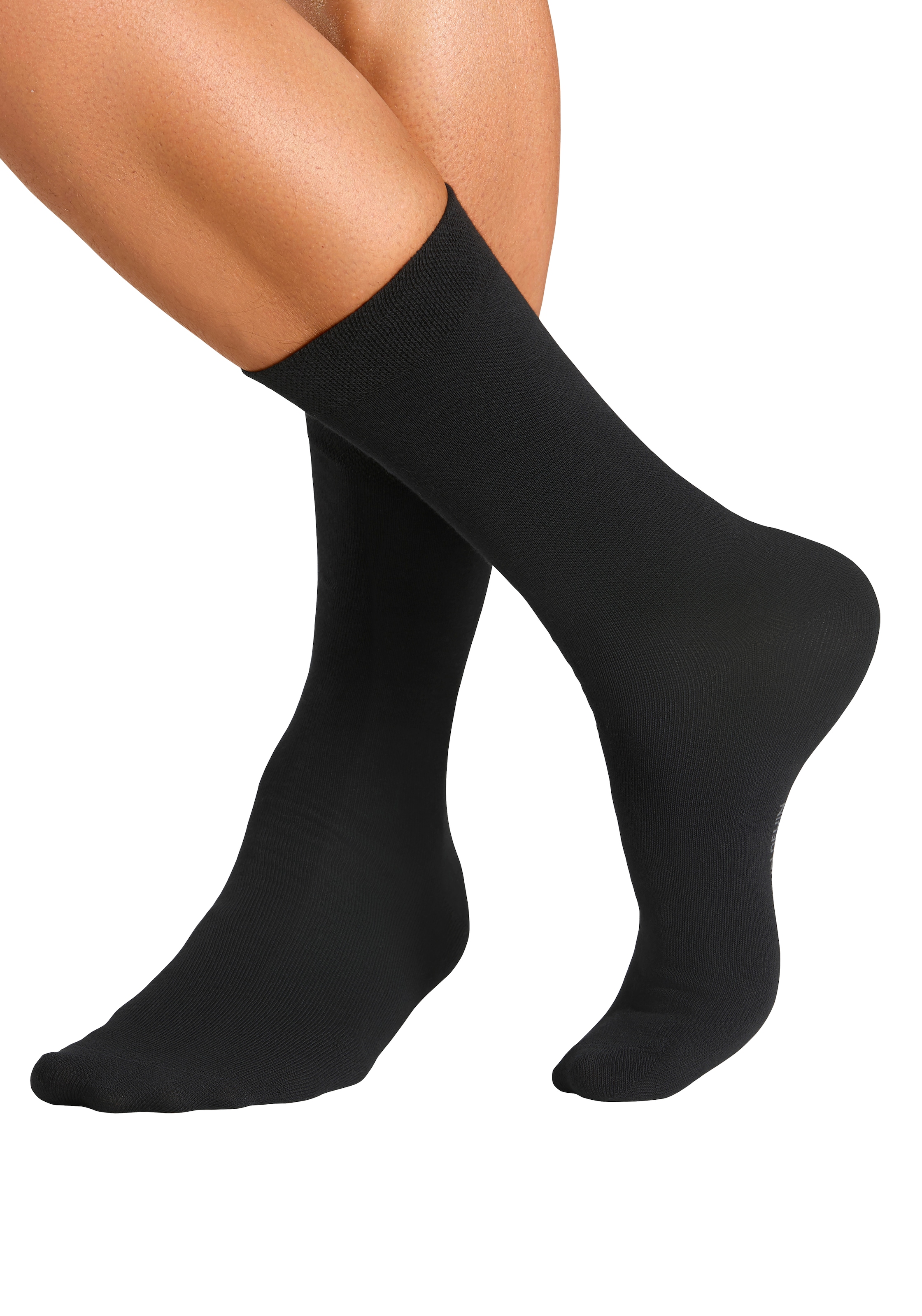 John Devin Chaussettes d'affaires Packung, 3 cuis tlg. mit längerer Schaftlänge, verpackt in einer Box