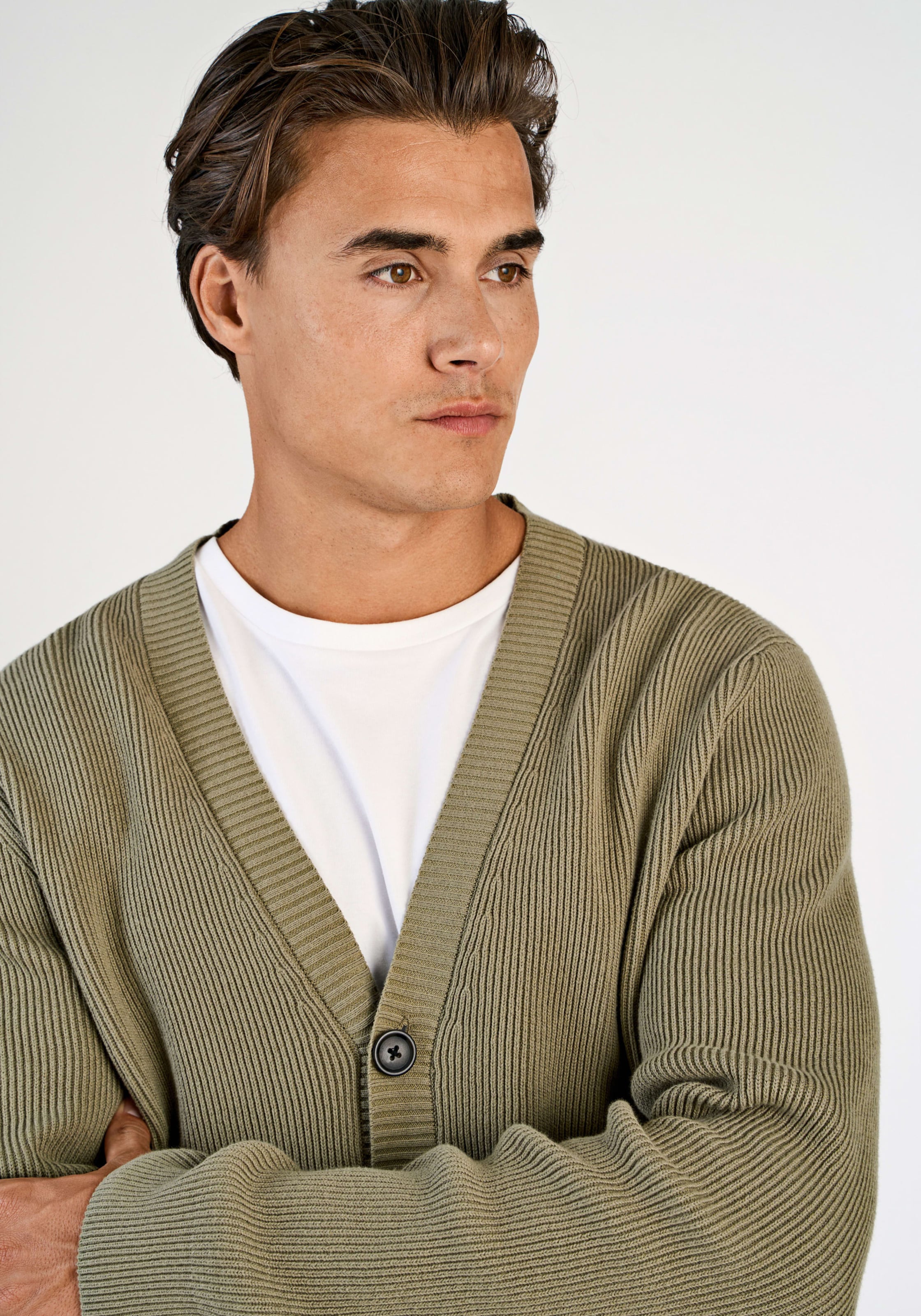 LINDBERGH Veste en tricot mit V-Ausschnitt