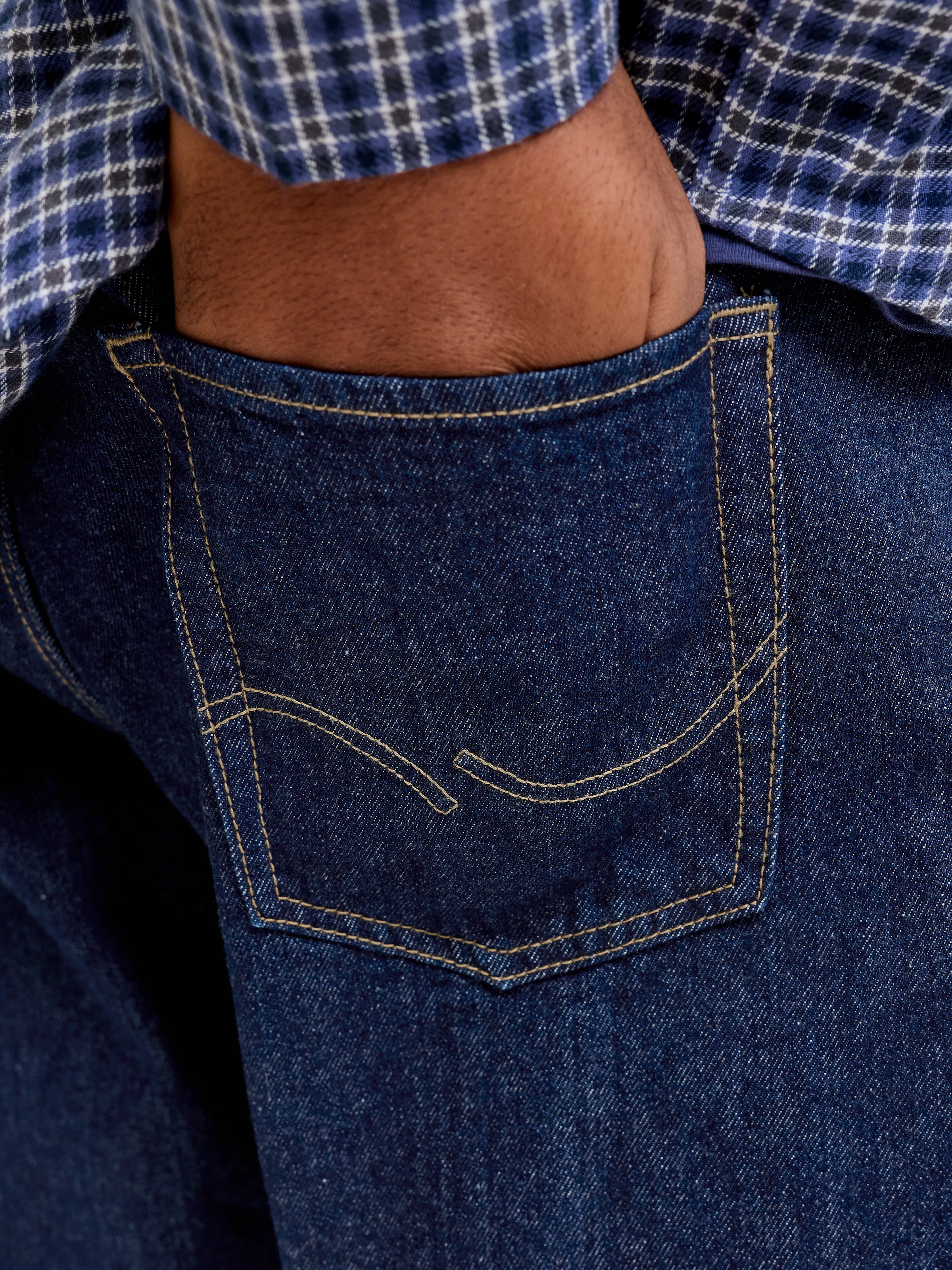 Jack & Jones PlusSize Relax-fit-Jeans »JJICHRIS JJORIGINAL AT 054 SN PLS« Baumwolle, relaxed fit