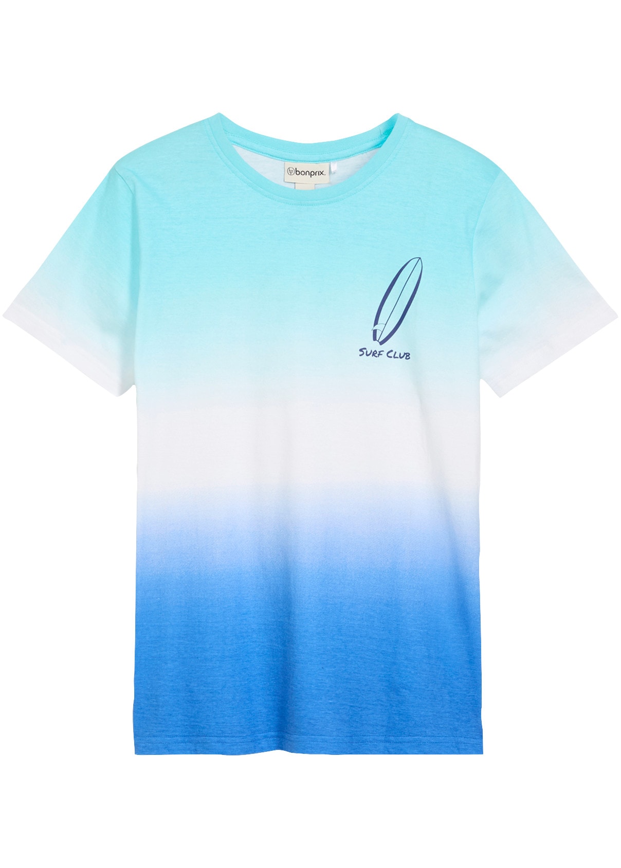 bonprix T-shirt en coton doux pour la peau, coupe régulière, manches courtes