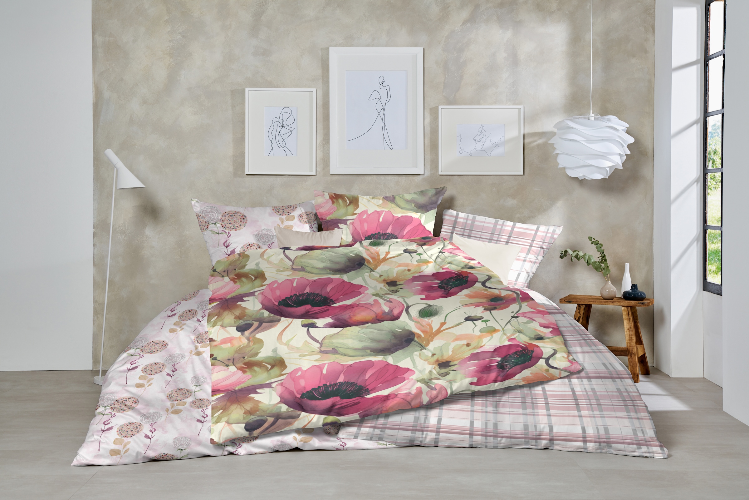 Primera Linge de lit »Feinbiber-Bettwäsche« 2 cuis doux comme du velours et naturellement en pur coton