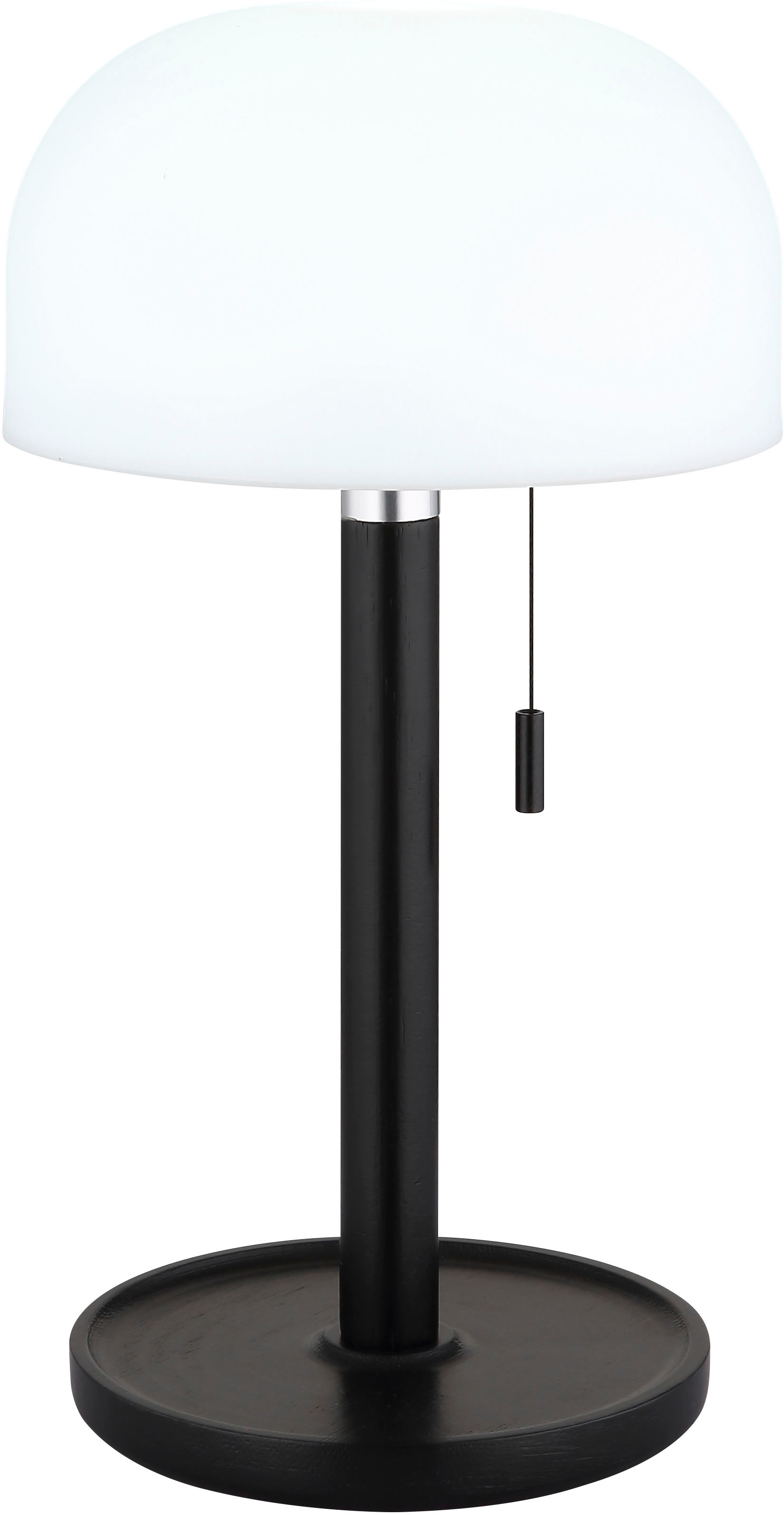 GLOBO LIGHTING LED Tischleuchte »NORMAN« LED-Modul 1 Stk. warmweiss - kaltweiss Akkutischleuchte auch für draussen, Zugschalter Kordel, Akkulampe