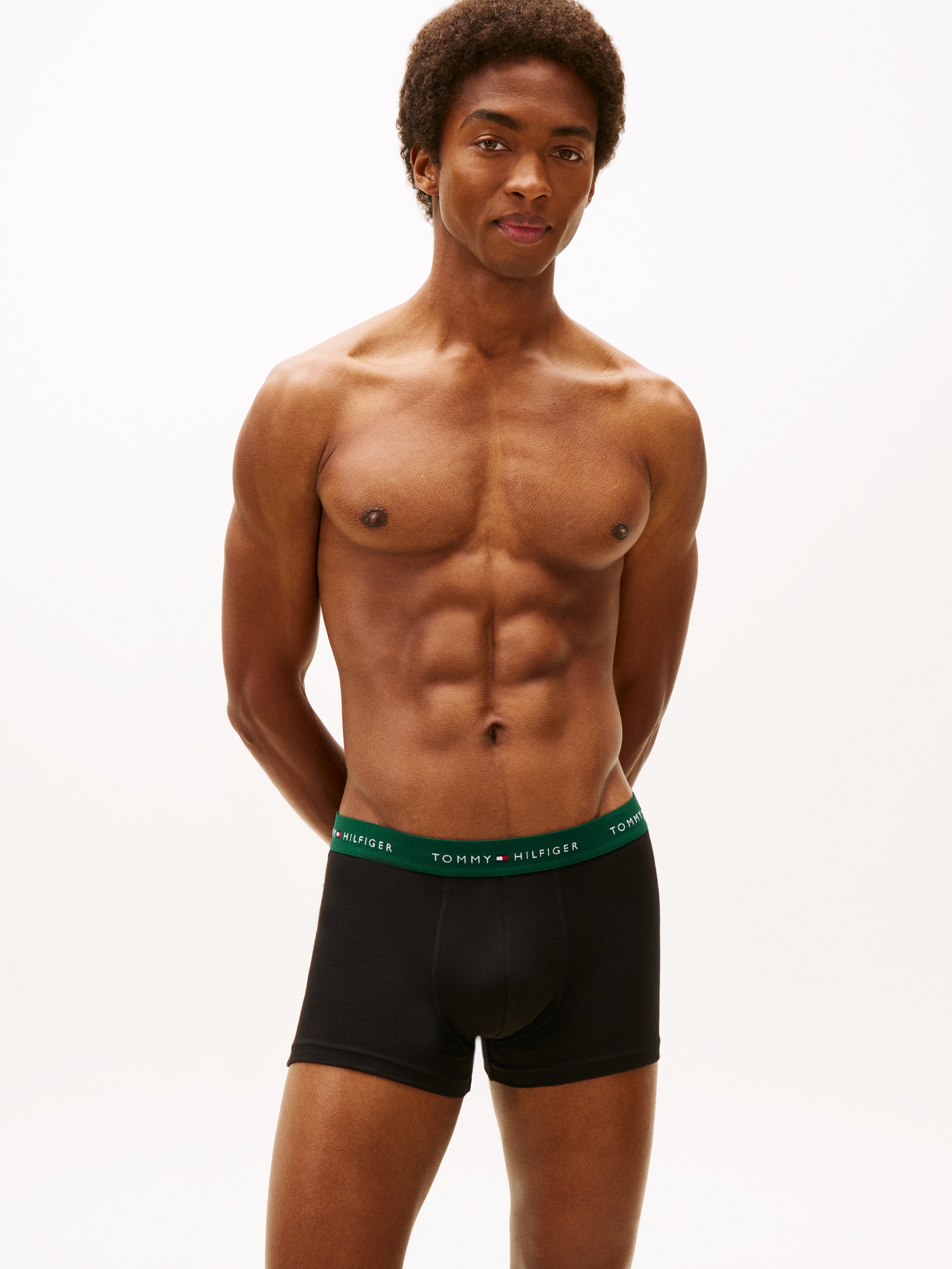 Tommy Hilfiger Underwear Tronc »5P TRUNK WB« Packung, 5er, 5 cuis mit Tommy Hilfiger Logo-Elastikbund, Signature Kollektion