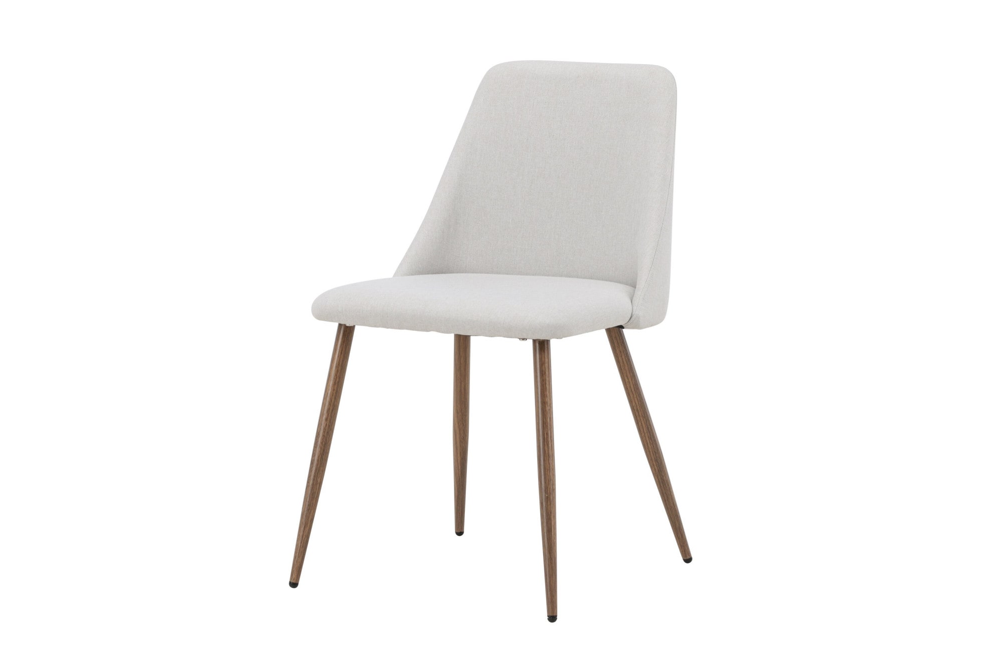 Venture Home Chaise de salle à manger () Chaise rembourrée, revêtement en tissu, pieds en acier, simple, moderne