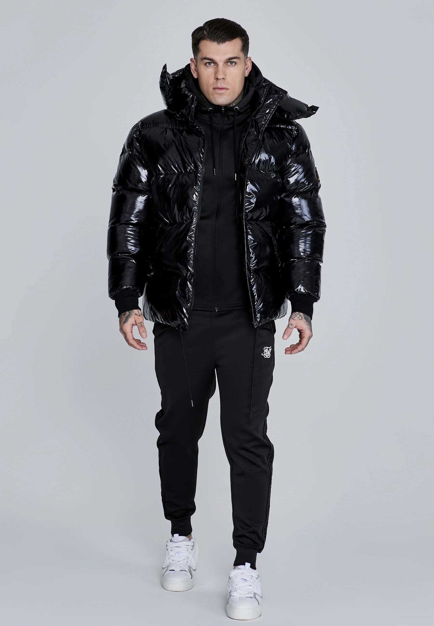 Siksilk Veste d'hiver »Siksilk Winterjacke High Shine Puffer Jacket«