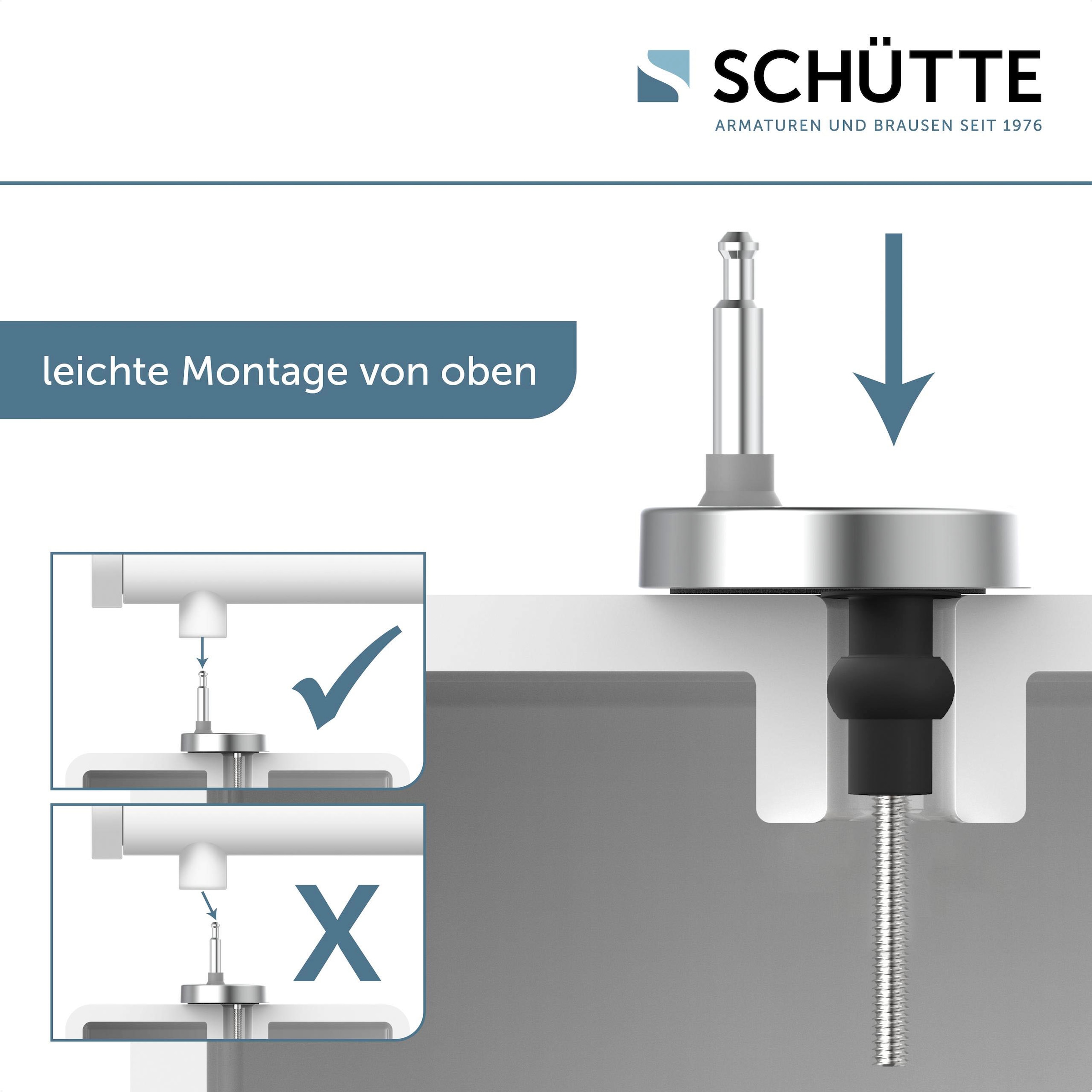 Schütte WC-Sitz mit LED, Absenkautomatik, Schnellverschluss