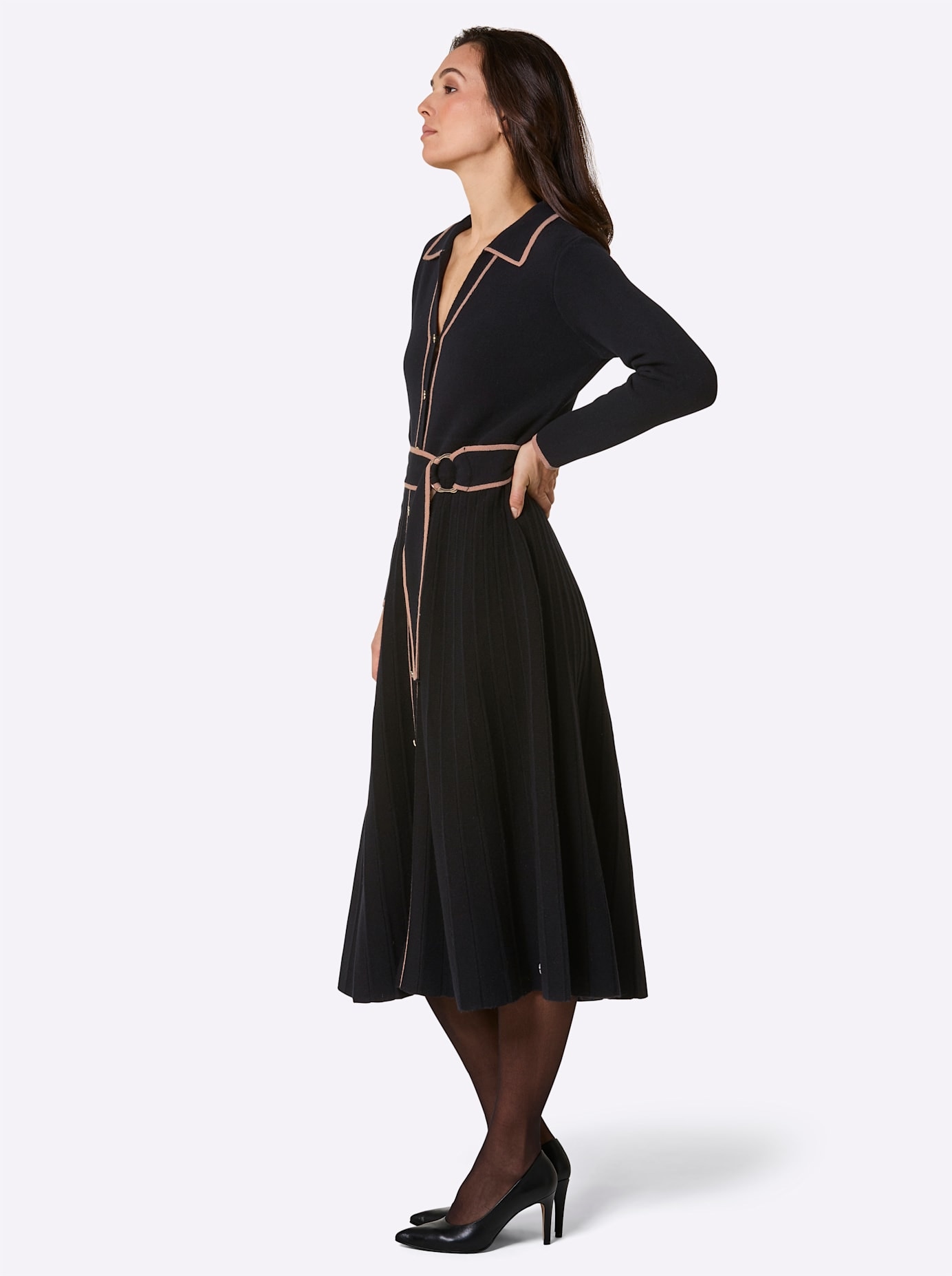 CREATION L PREMIUM Robe en tricot »Woll-Strickkleid«