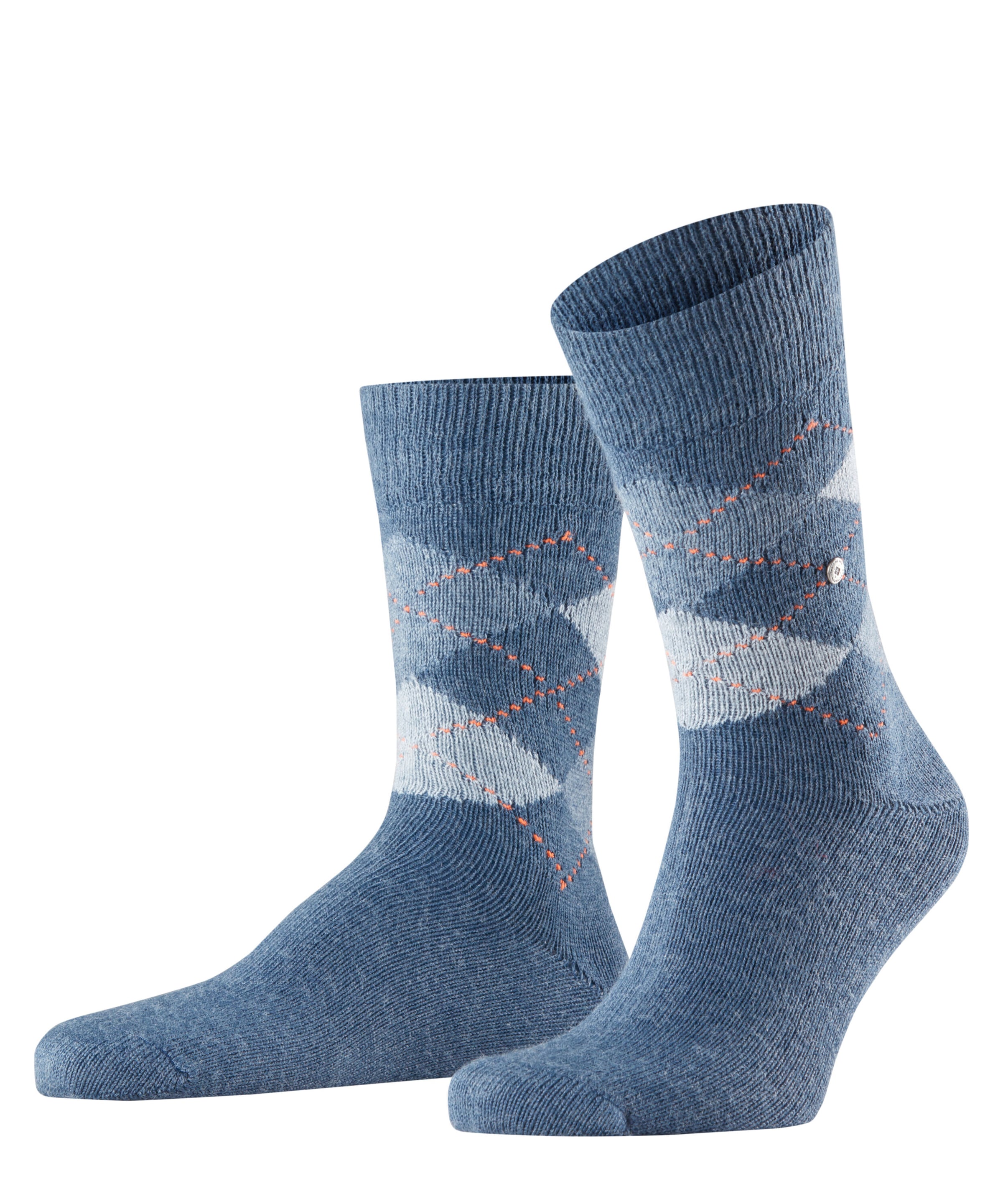 Burlington Chaussettes »Preston« taille unique 40-46, motif argyle, toucher doux