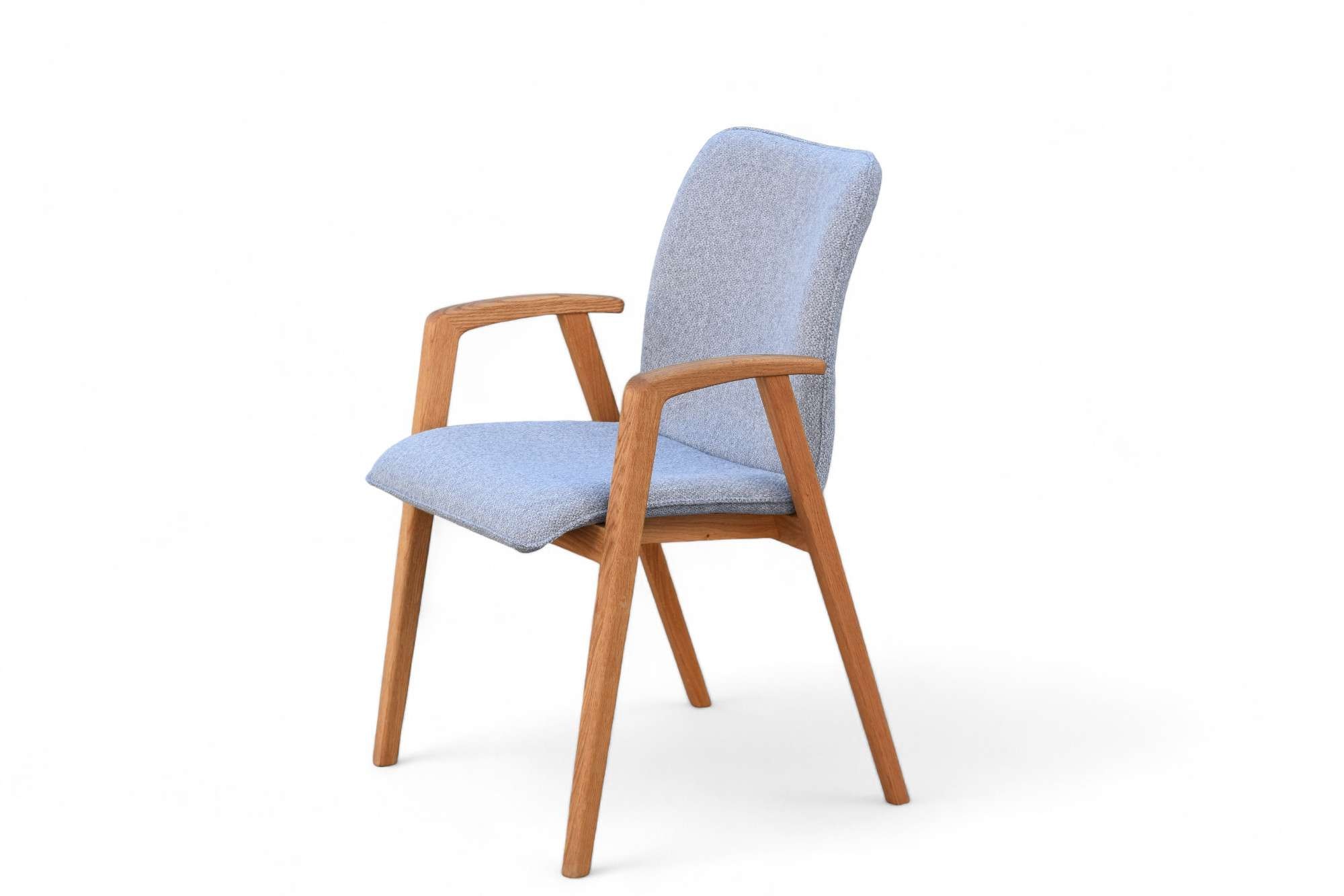 GOODproduct Chaise avec accoudoirs »Loreen Esszimmerstuhl, Polsterstuhl, Designstuhl« (Set) 2 cuismit Massivgestell, hochwertig gearbeitet, Armlehnen, stilvoll, bequem