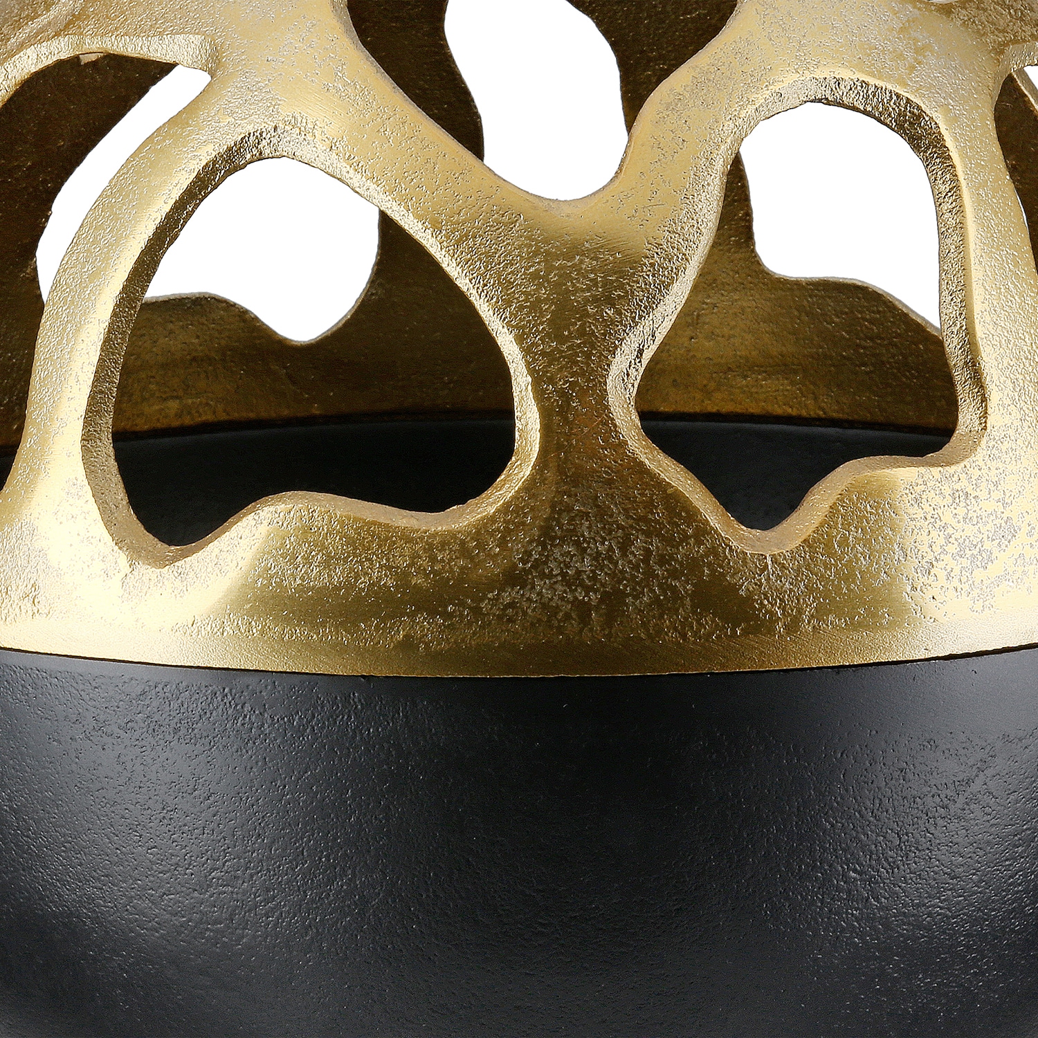 GILDE Photophore »Windlicht Branca goldfarben; schwarz«