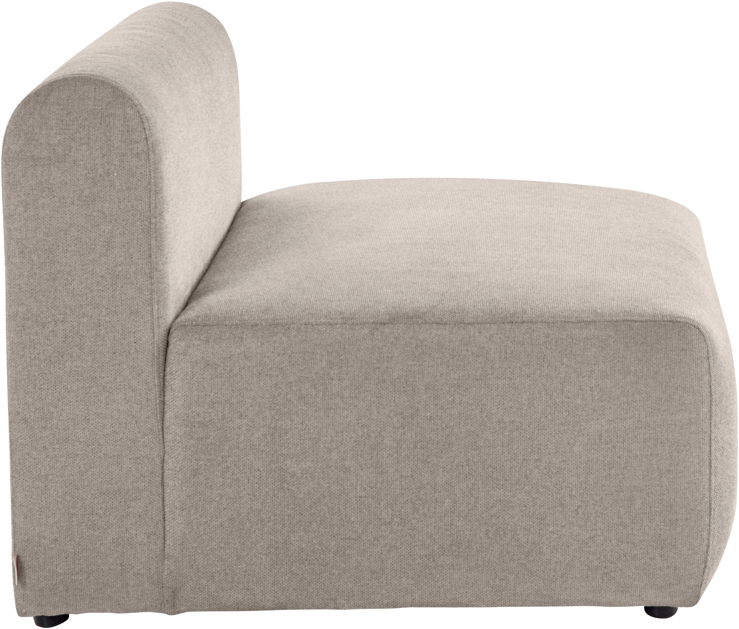 LeGer Home by Lena Gercke Fauteuil »LYZA Sofa-Mittelelement, Masse B/T/H: 76/96/74 cm« utilisable en module ou séparément, pour composition individuelle