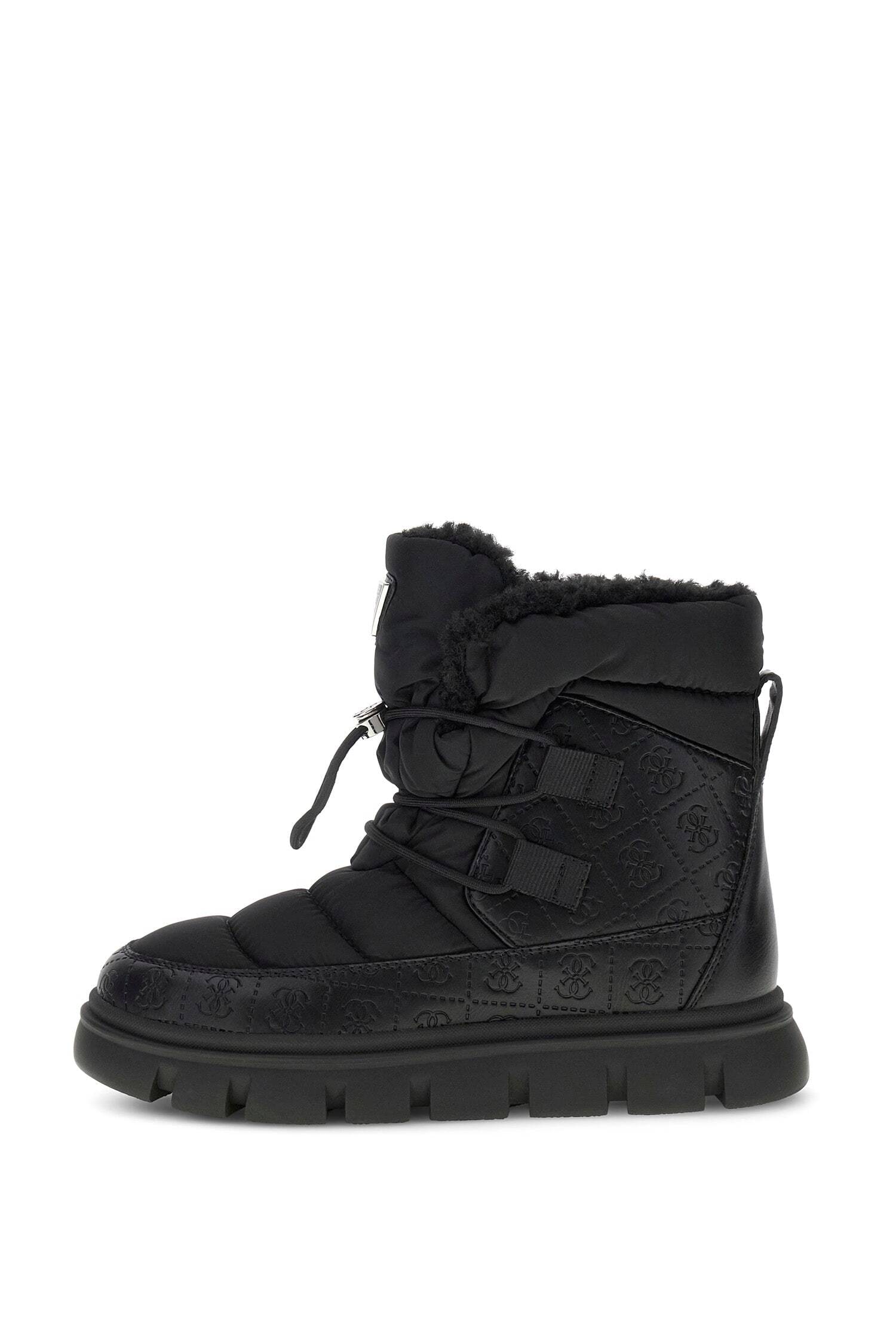 Guess Bottines à lacets »MABRY«  Winterboots mit Schnellverschluss und Gummizug