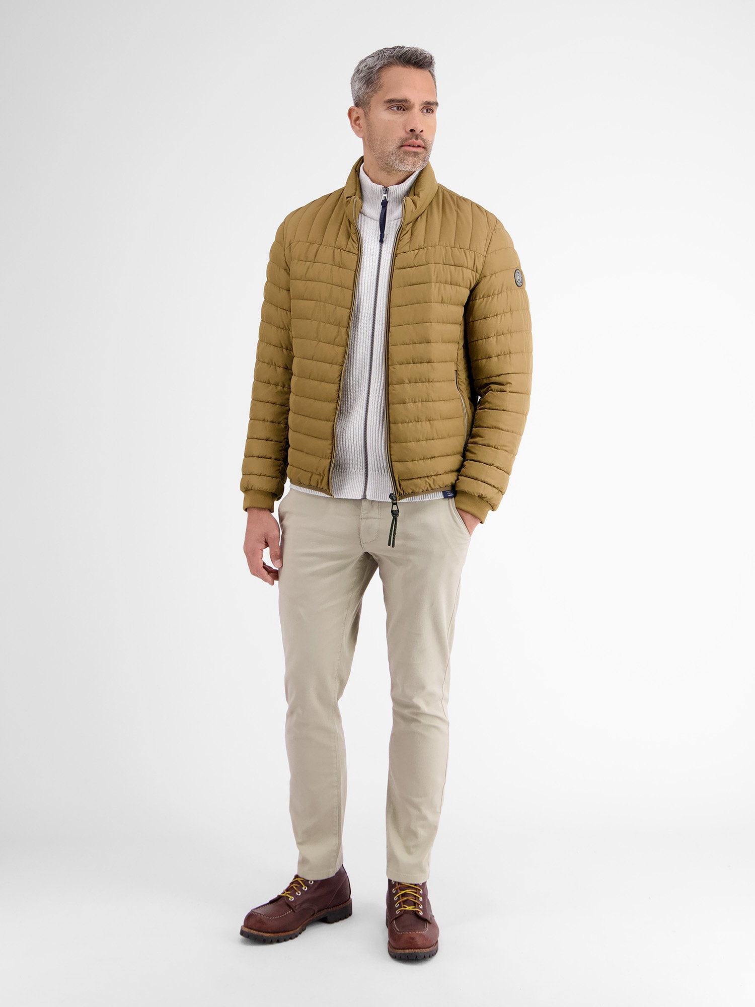 LERROS Steppjacke »LERROS Wattierter Steppblouson« ohne Kapuze Keine Angabe