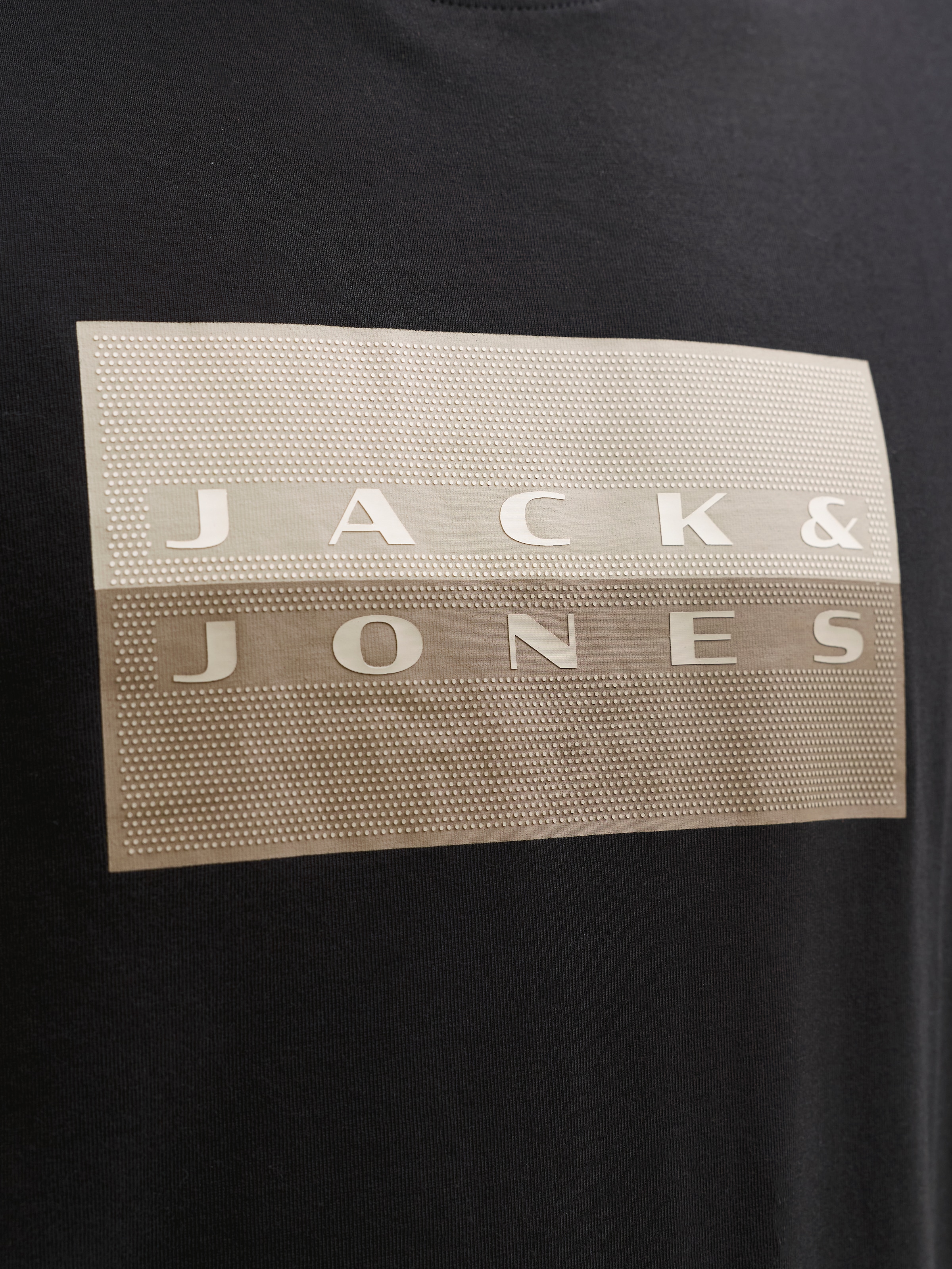 Jack & Jones T-shirt à manches courtes »JCOFUSION DOTS PRINT TEE SS CREW SN« Baumwolle, regular fit
