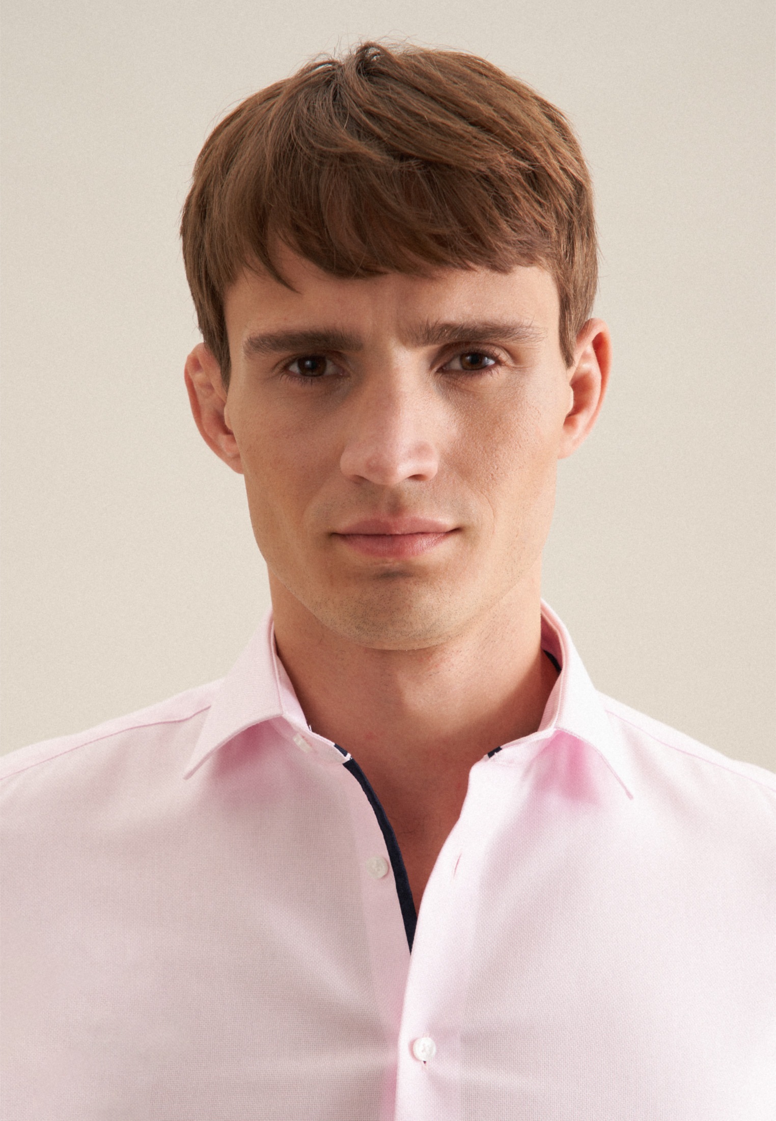 seidensticker Chemise d'affaires »Schwarze Rose« col Kent slim 1/1 structuré