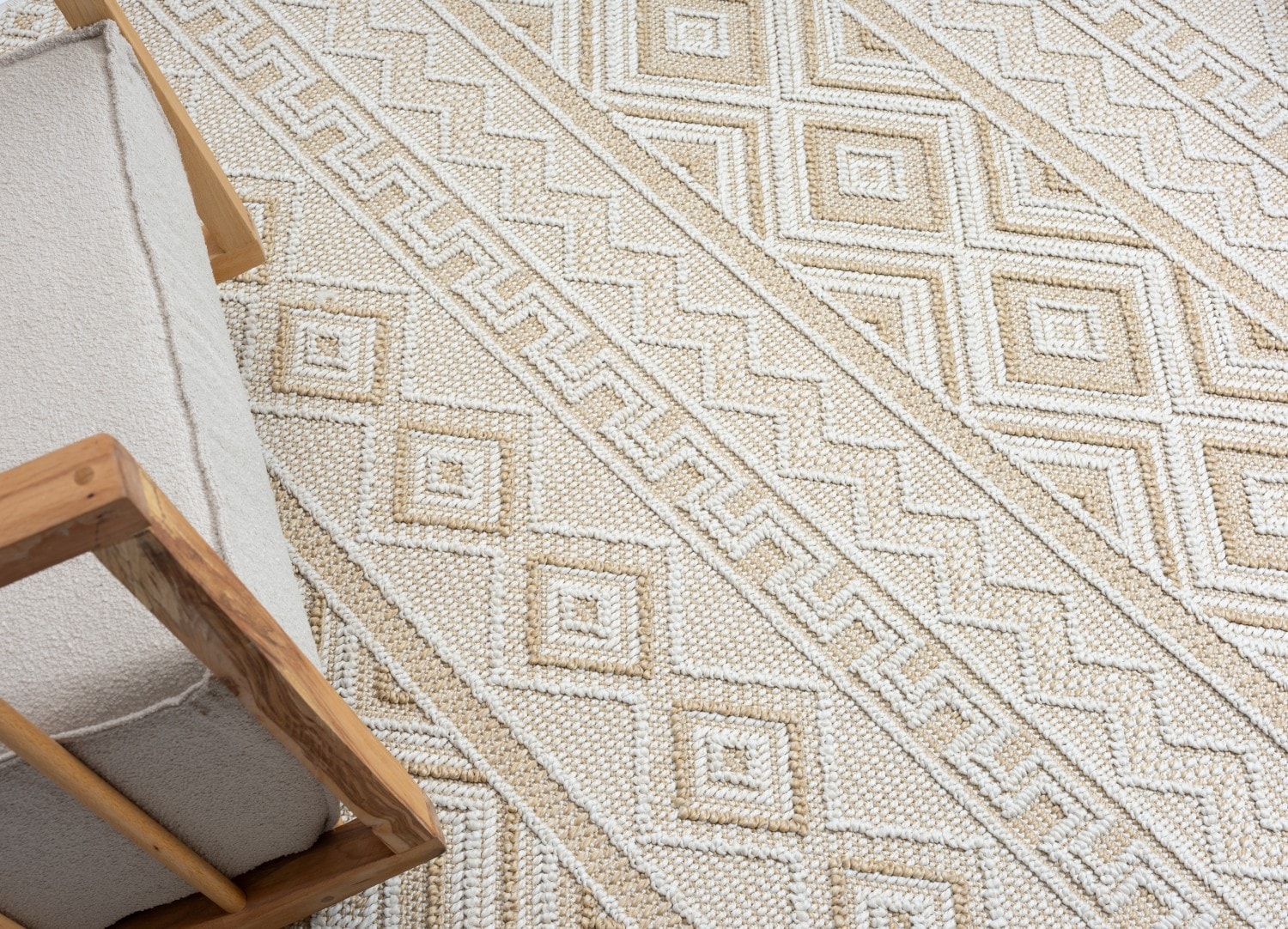 Myflair Möbel & Accessoires Teppich »Vera, LAGERRÄUMUNG!« rechteckig 8 mm Höhe modernes Design, In & Outdoor geeignet, Balkon, Terrasse