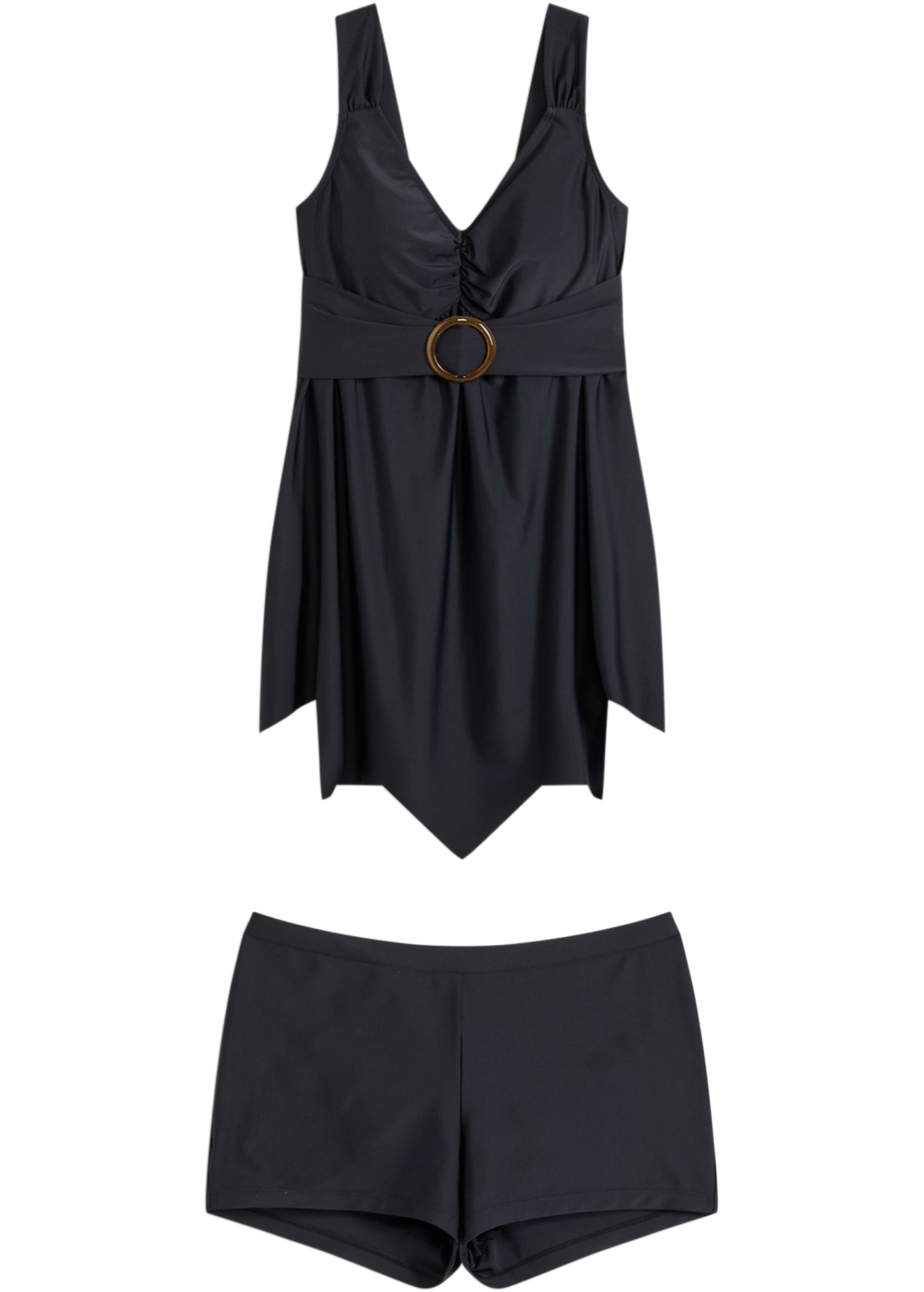 bonprix Tankini »Long-Tankini mit breiten Trägern (2-tlg.Set)« Set, 2, 2 Stk. Long-Tankini mit breiten Trägern (2-tlg.Set)