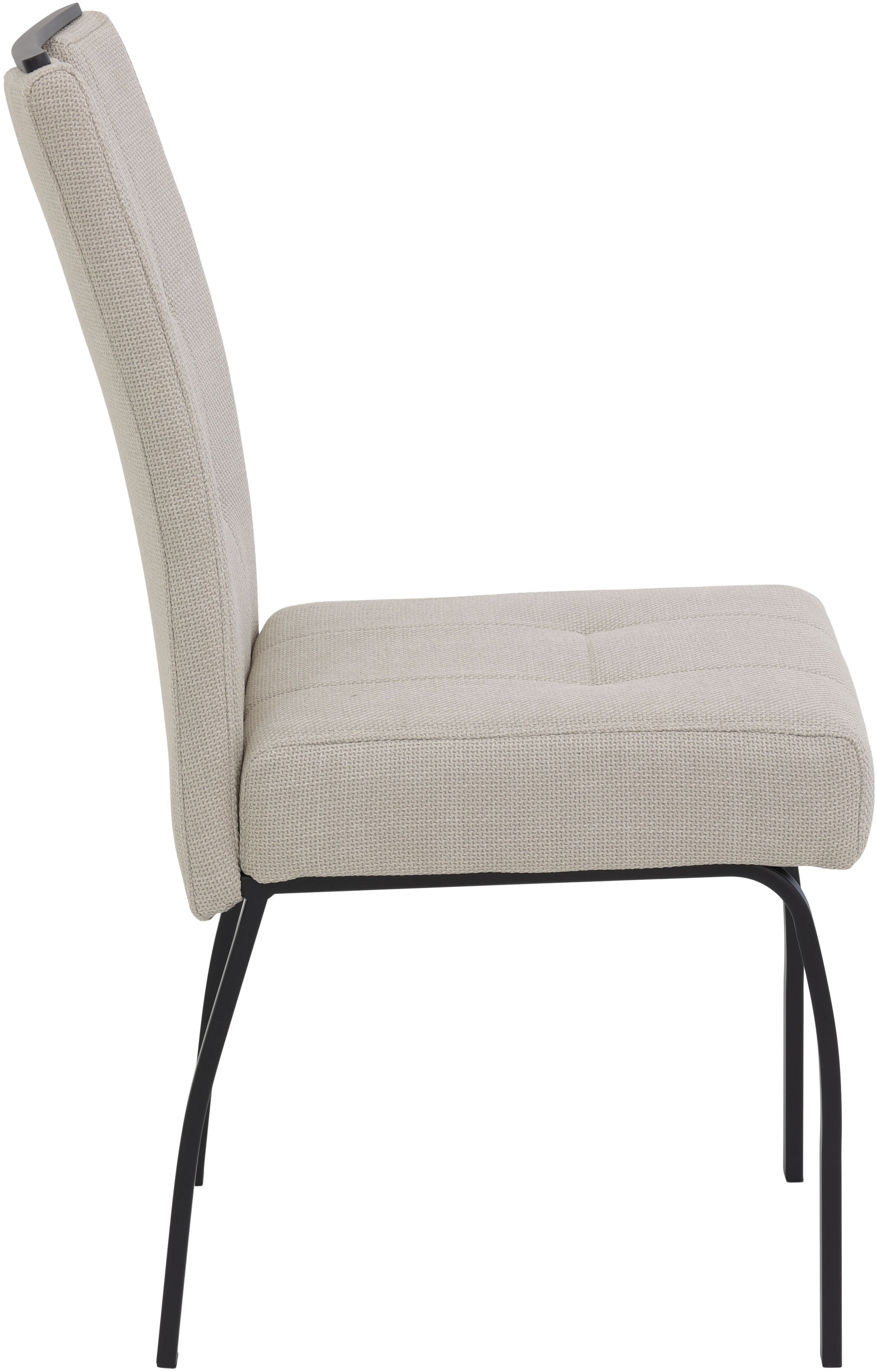 HELA Ensemble de salle à manger »EBRO« Ensemble, 5 cuis tlg. avec extension synchronisée, chaise à quatre pieds XL largeur d'assise, ressorts, poignée
