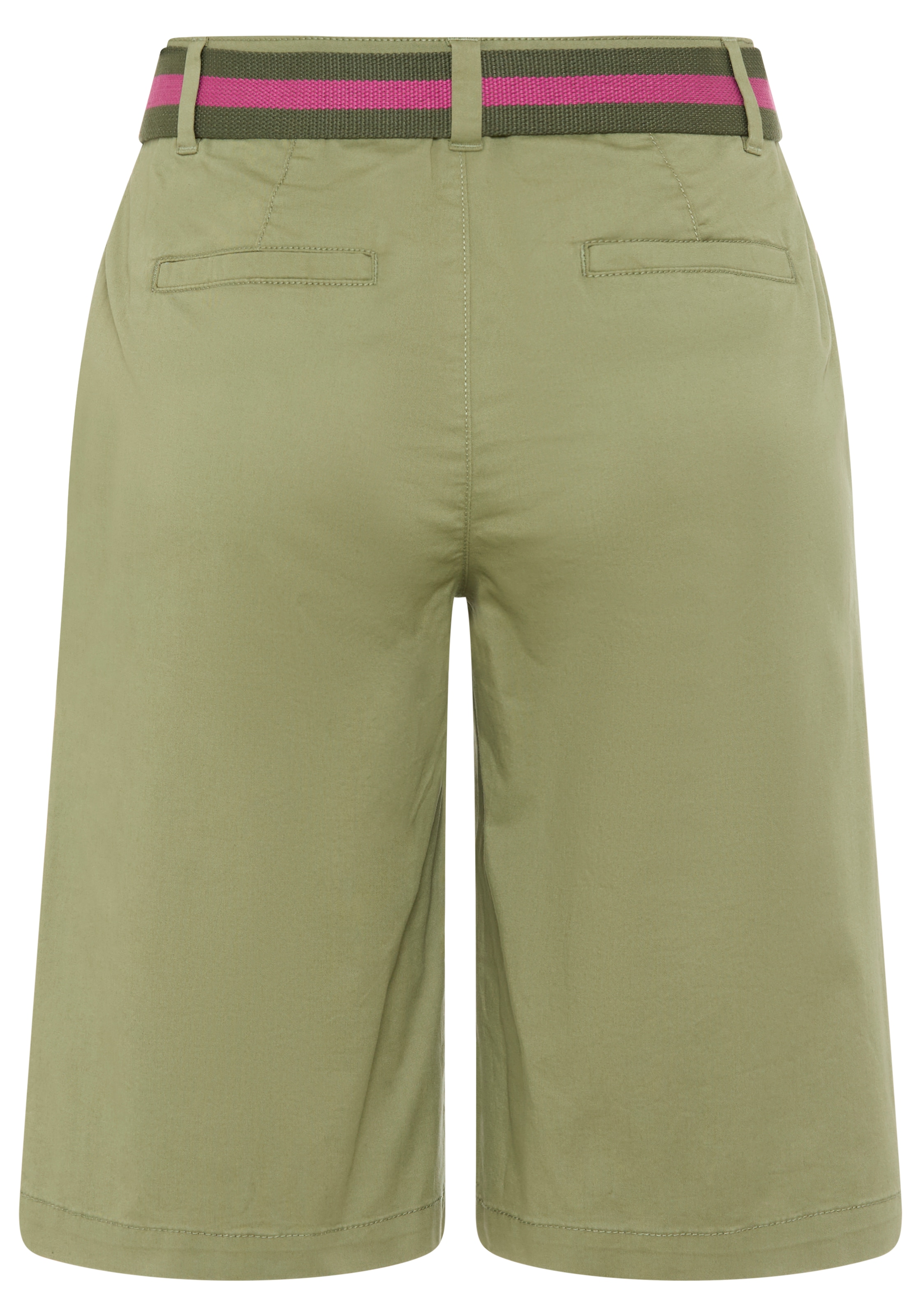 Laura Scott Short en chino  weite Twill-Hose, mit Eingrifftaschen und Leistentaschen