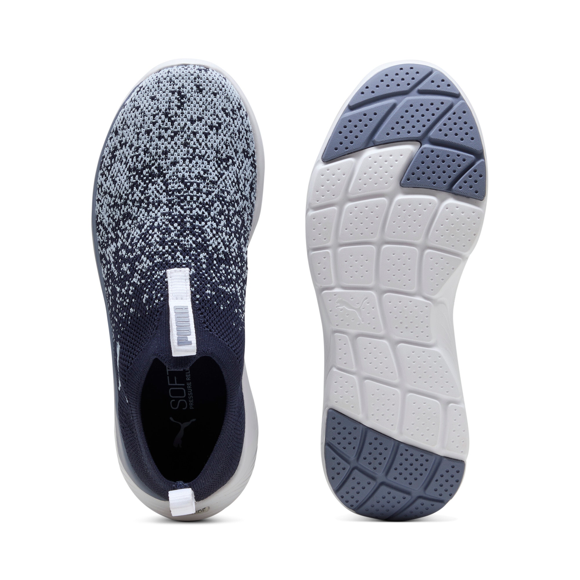 PUMA Baskets slip-on »SOFTRIDE REMI SLIP-ON KNIT WN'S«  pour le sport, avec amorti SOFTFOAM+, en textile tricoté
