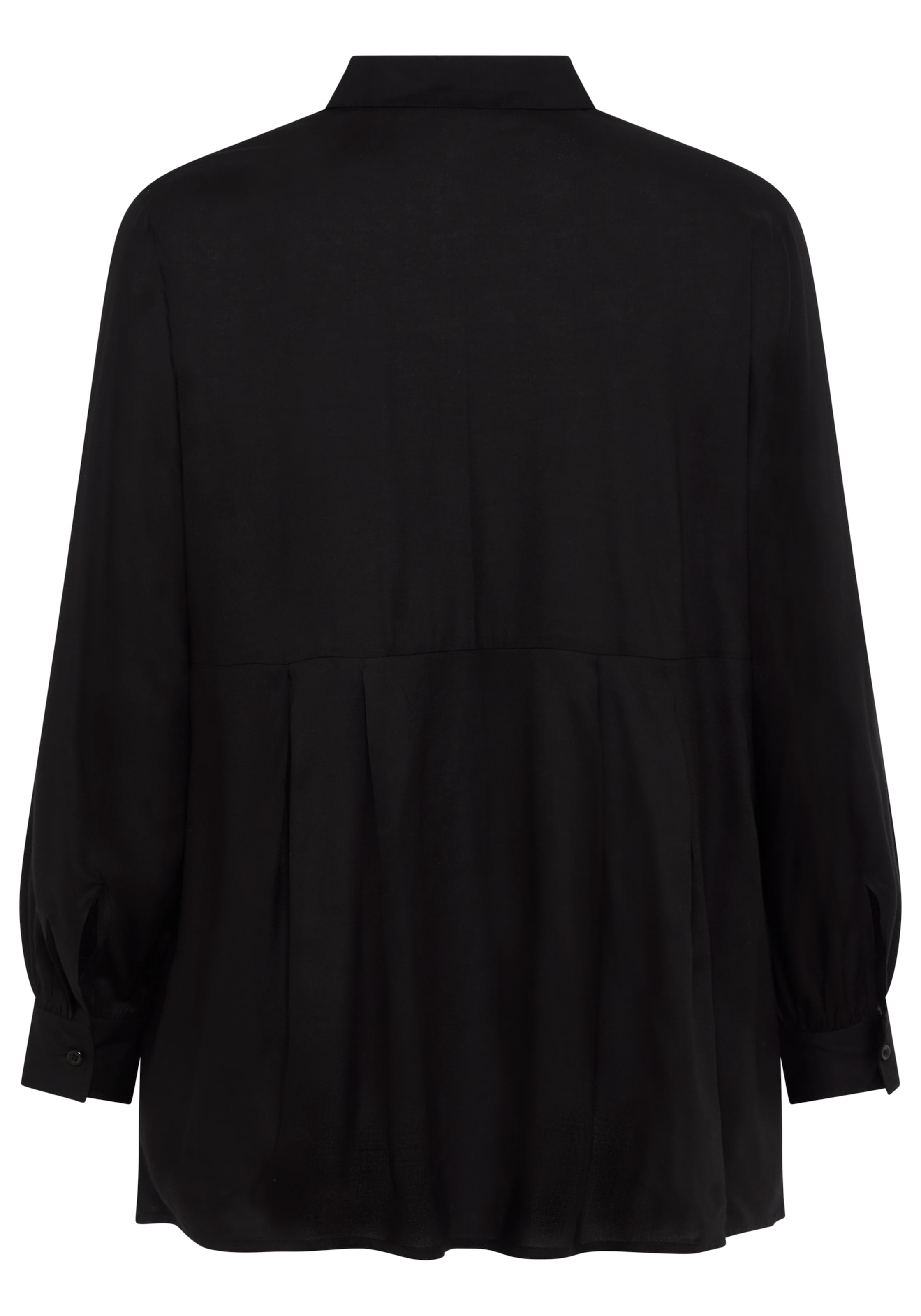 Laura Scott CURVE Longbluse »Grosse Grössen« femininer Stil, aus Viskose, unifarbene Optik, mit Knöpfen