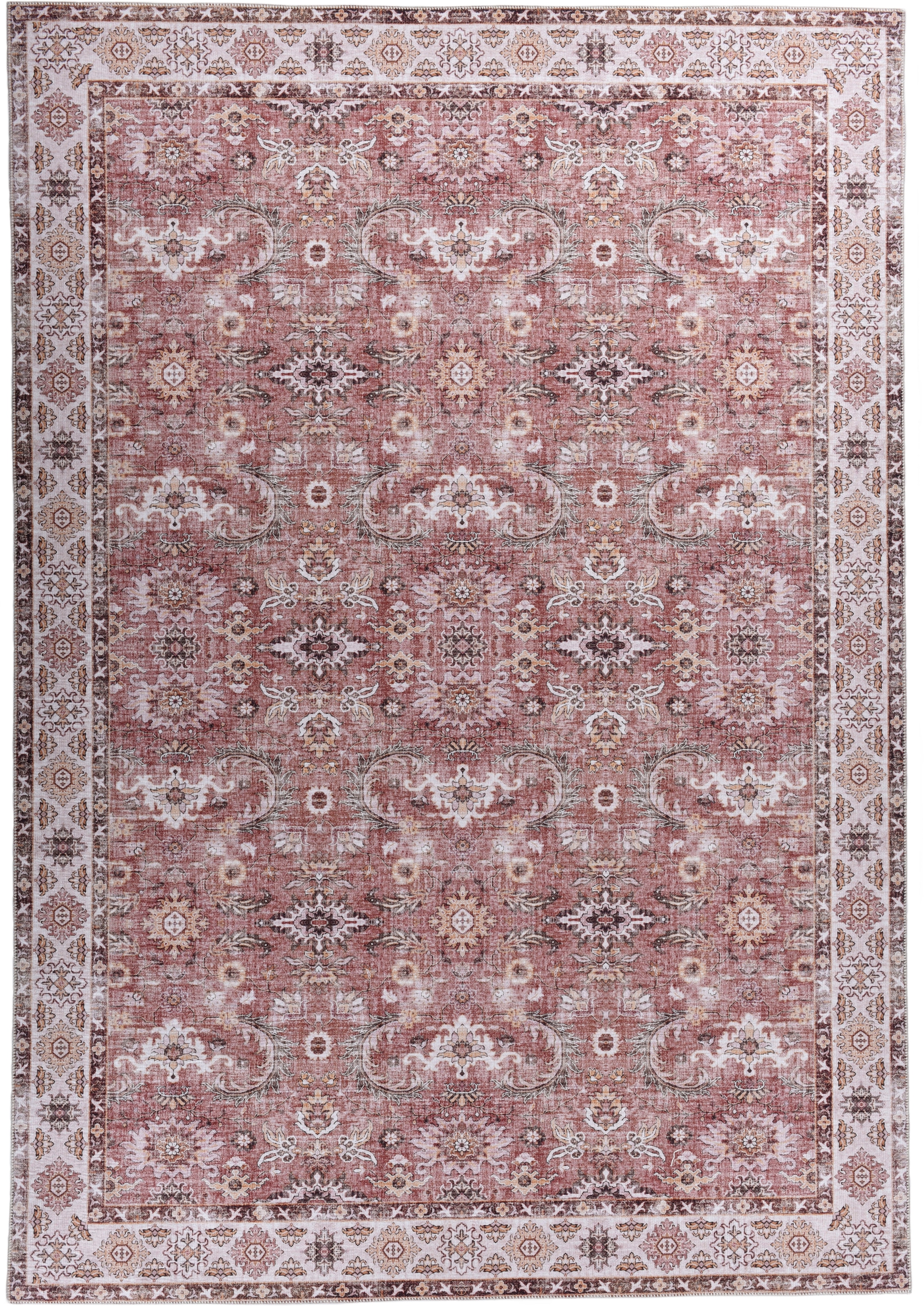 Gino Falcone Tapis »Cecilia 057« Rectangulaire 3 mm Höhe Flachgewebe, bedruckt, Orient-Optik