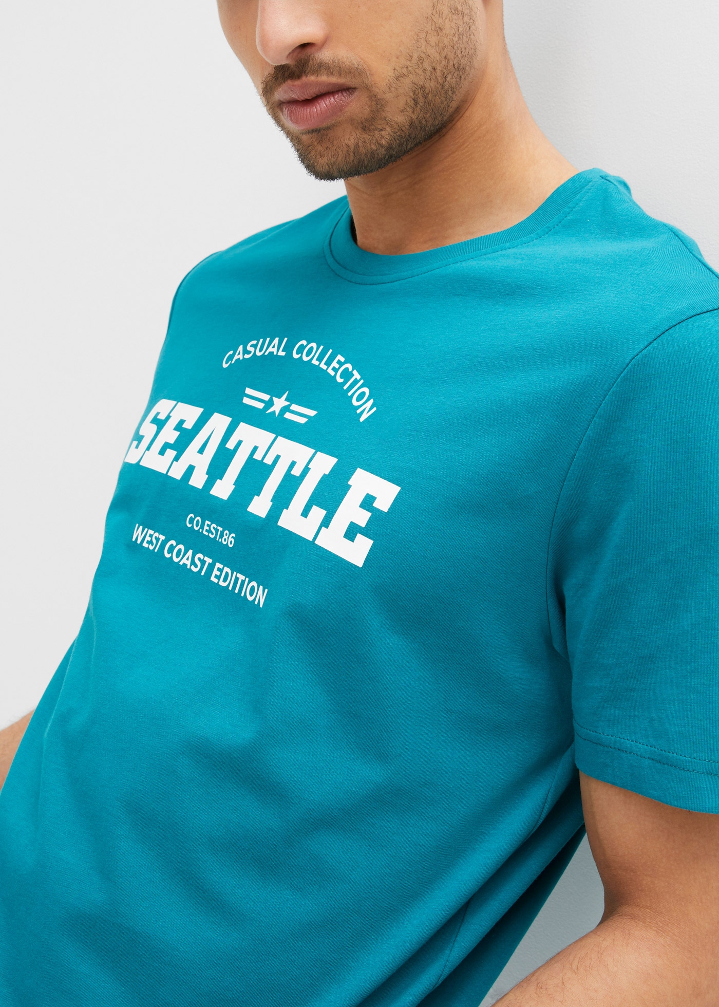bonprix T-shirt Paquet, 2 Regular Fit Passform, Kurzarm-Design, aus Baumwolle