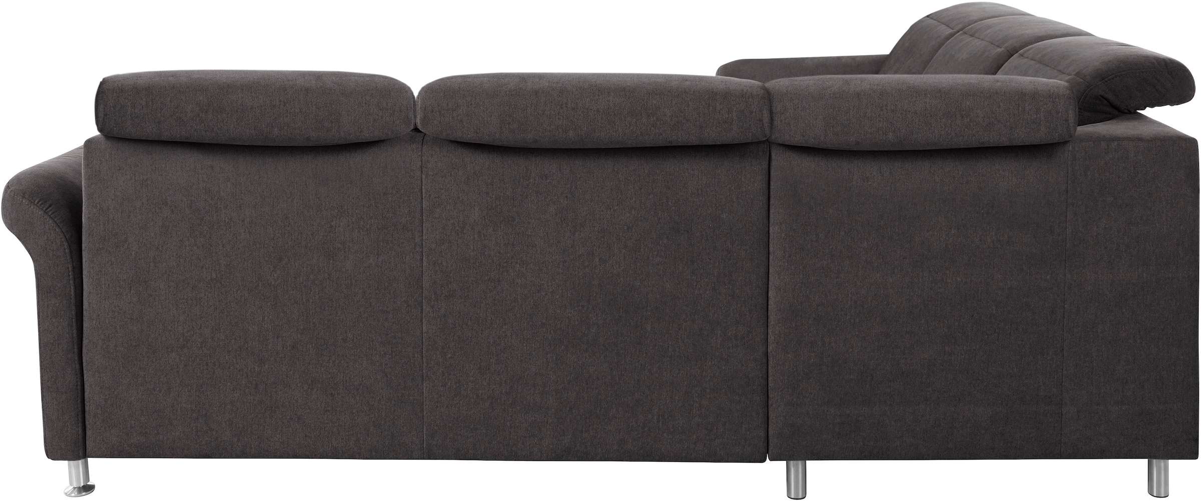 sit&more Canapé d'angle »Darwin L-Form« inklusive Federkern, wahlweise mit Kopfteilverstellung, Bettfunktion