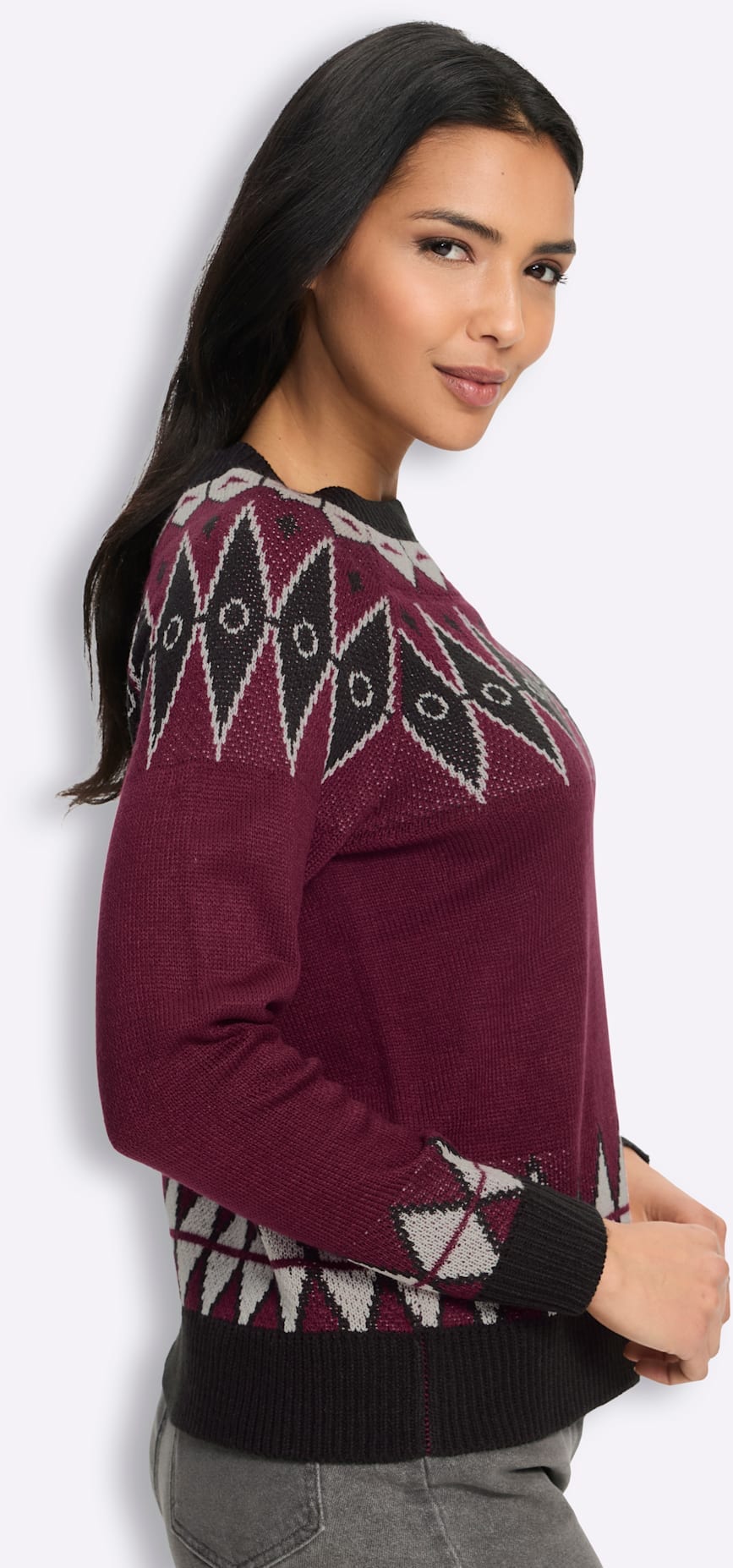 Classic Basics Pull à col rond »Rundhals-Pullover«