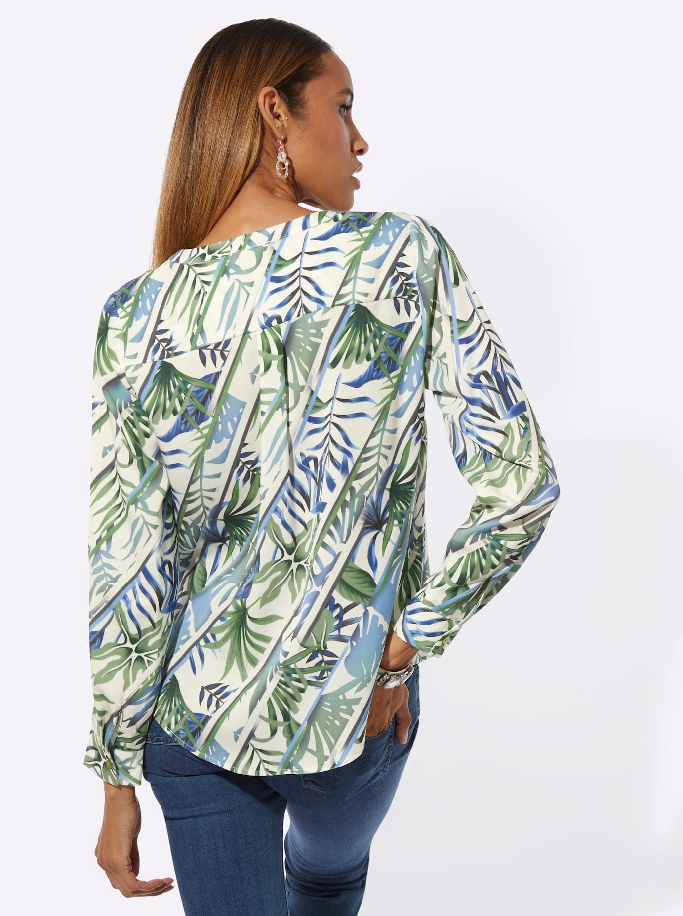 creation L Langarmbluse