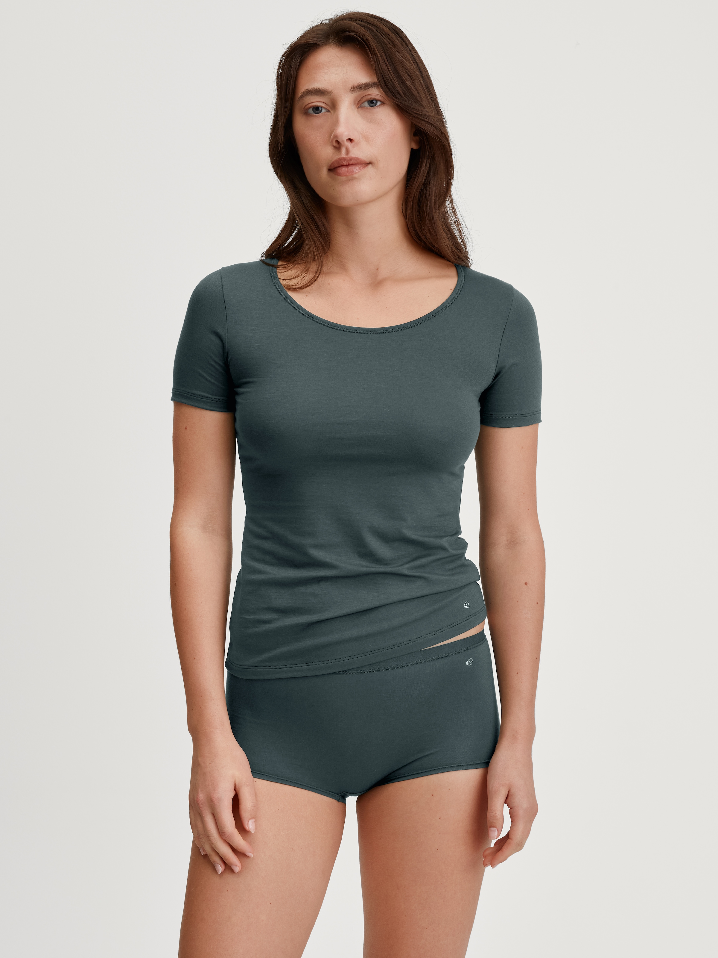 CALIDA Sous-maillot »Natural Comfort« avec col rond et réduction du boulochage