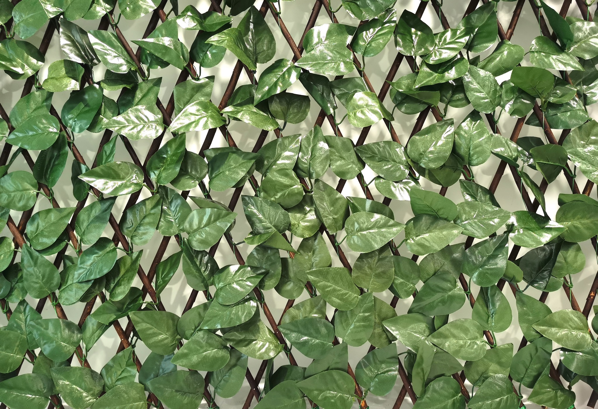 Andiamo Pare-vue en haies artificielles »ausziehbarer Zaun mit künstlichen Blättern« Spalier mit Kunstranke, natürliche Optik, Sichtschutz für Balkon