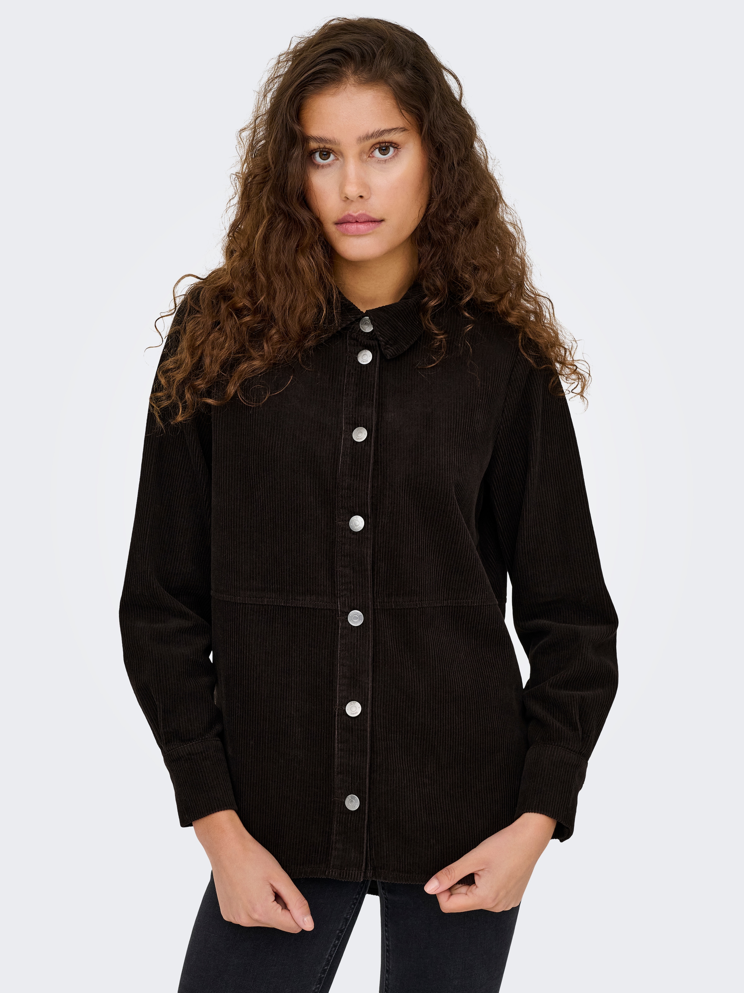 JDY Blouse chemise »JDYSHIRAZ L/S LONG SHIRT PNT NOOS« coton, coupe ample