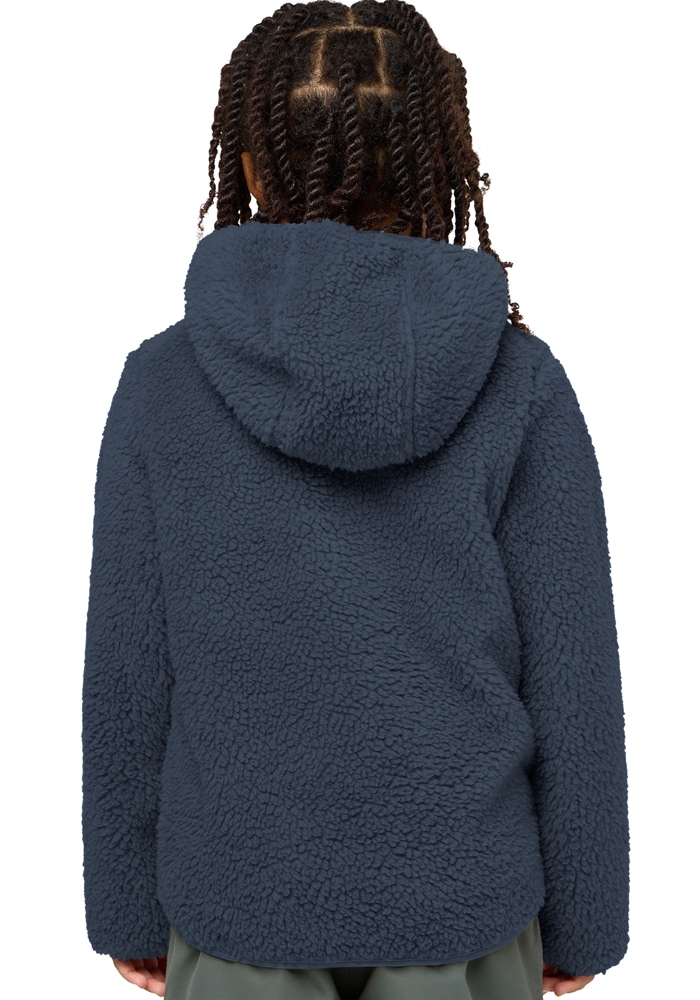 Jack Wolfskin Veste polaire »ICE CURL HOOD JACKET K« mit Kapuze Übergangsjacke mit Kapuze, mit Brusttasche mit Reissverschluss