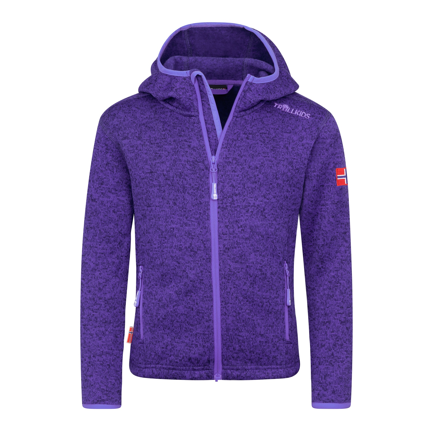 TROLLKIDS Veste en laine polaire »GIRLS JONDALEN JACKET XT« veste polaire en tricot sportive, en polyester, manches longues