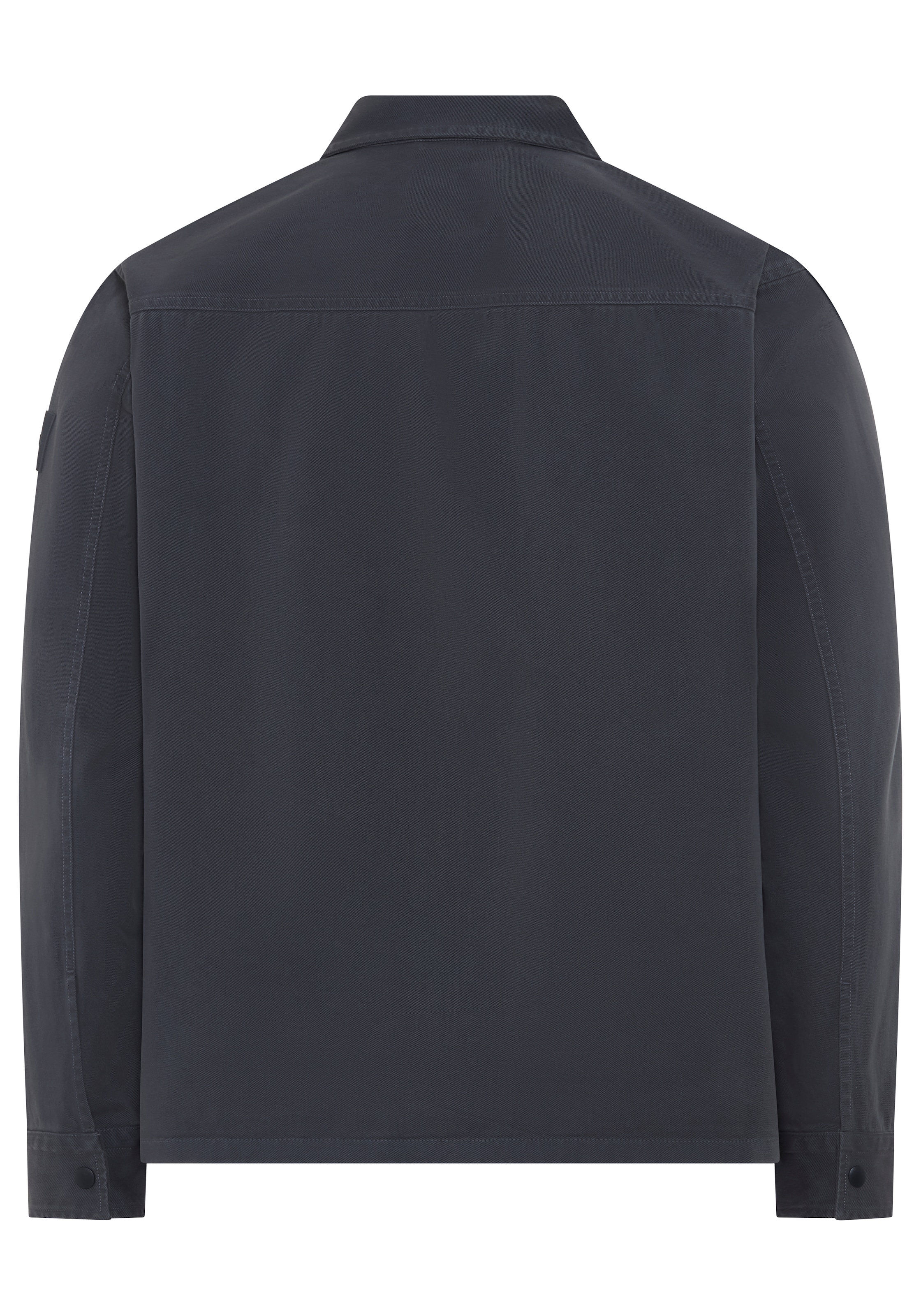 BOSS ORANGE Langarmhemd »Lorum« Overshirt, Reissverschluss, Oversize Fit