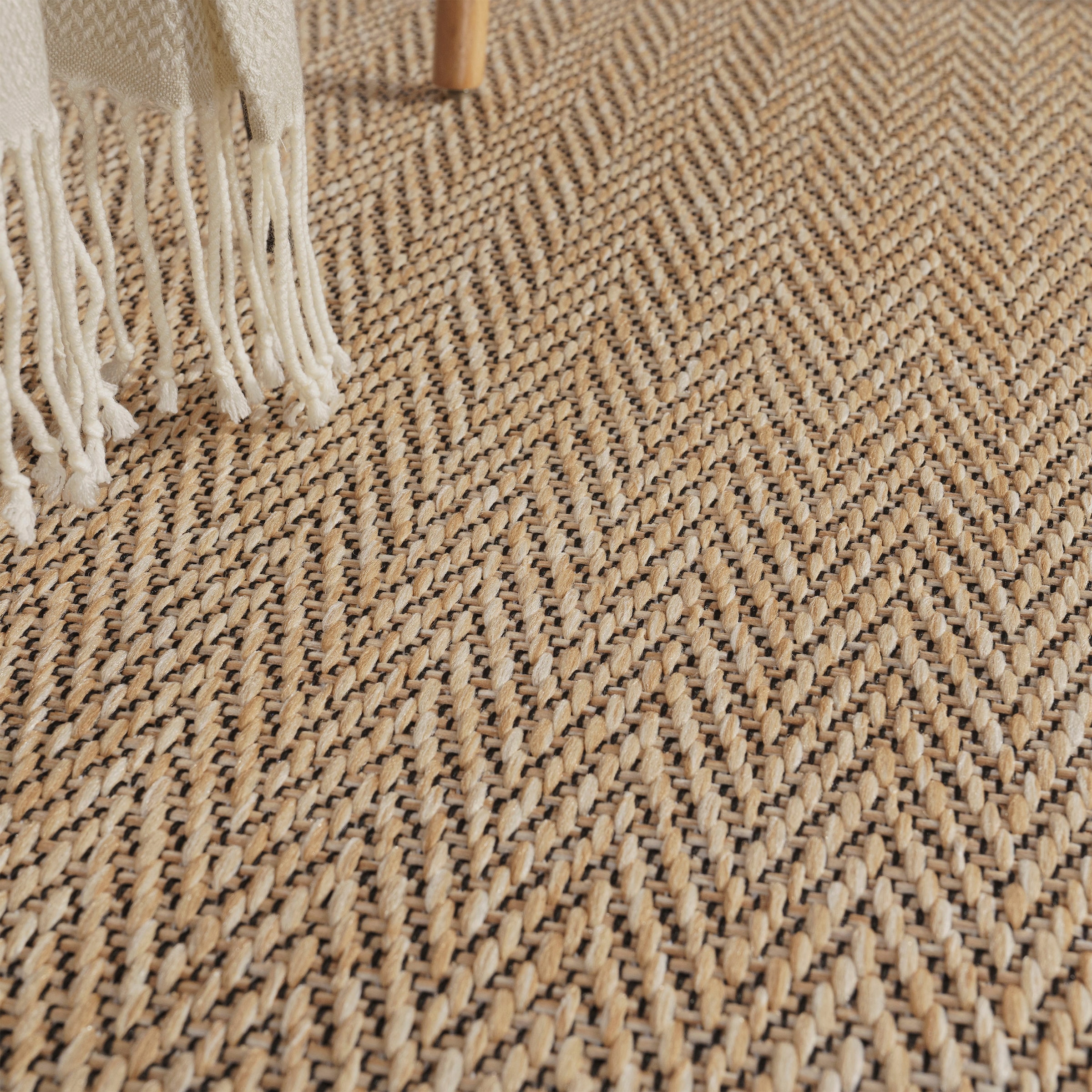 Paco Home Tapis »Luca 421« Rectangulaire 4 mm Höhe tissu plat, chiné, géométrique, adapté intérieur et extérieur