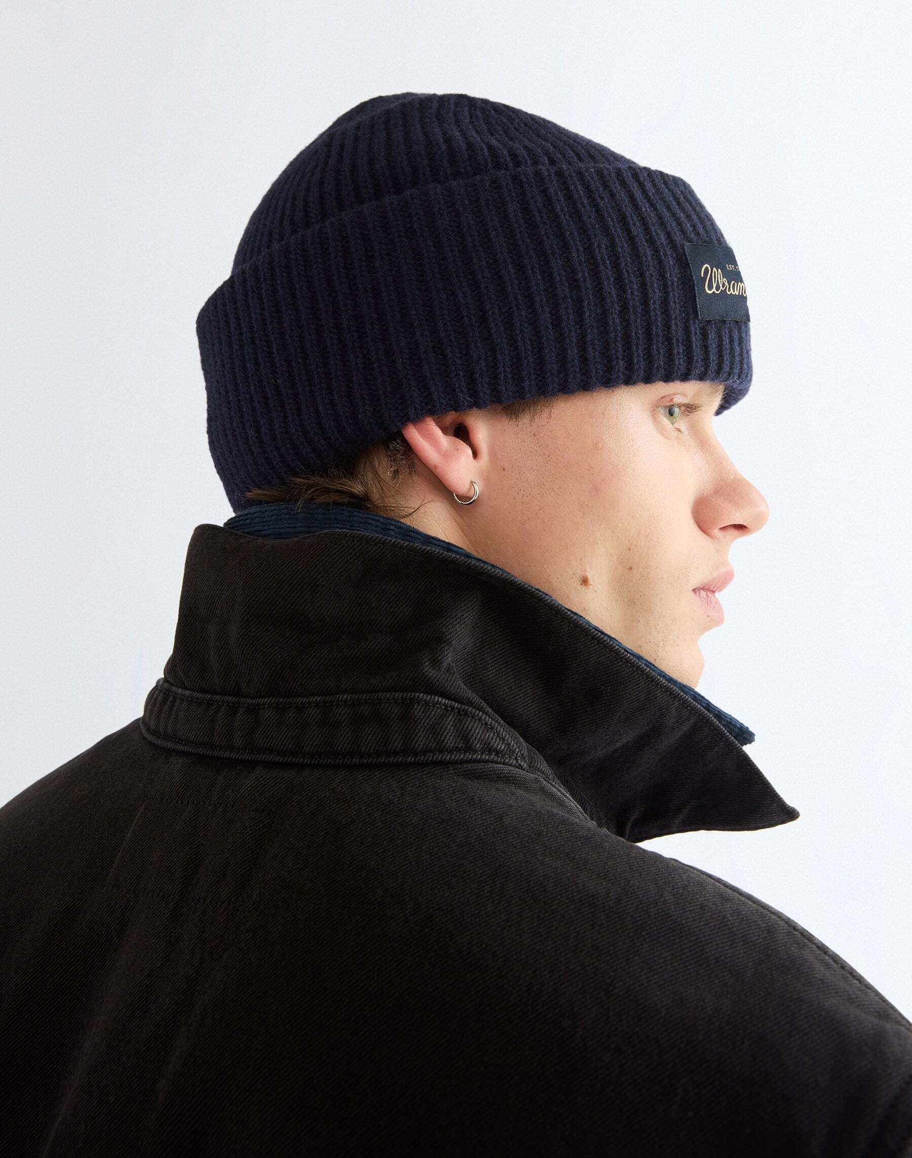 Wrangler Strickmütze »WRANGLER Mütze Ribbed Wool«